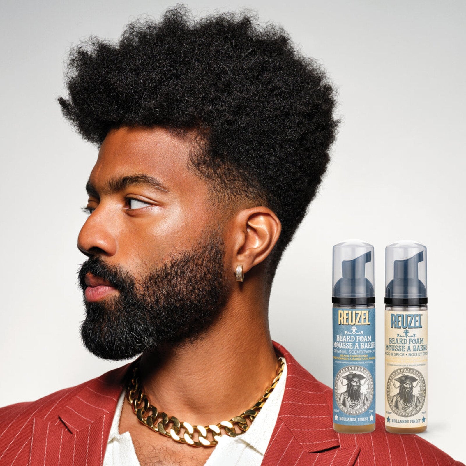 Reuzel Beard Foam Wood & Spice 70ml