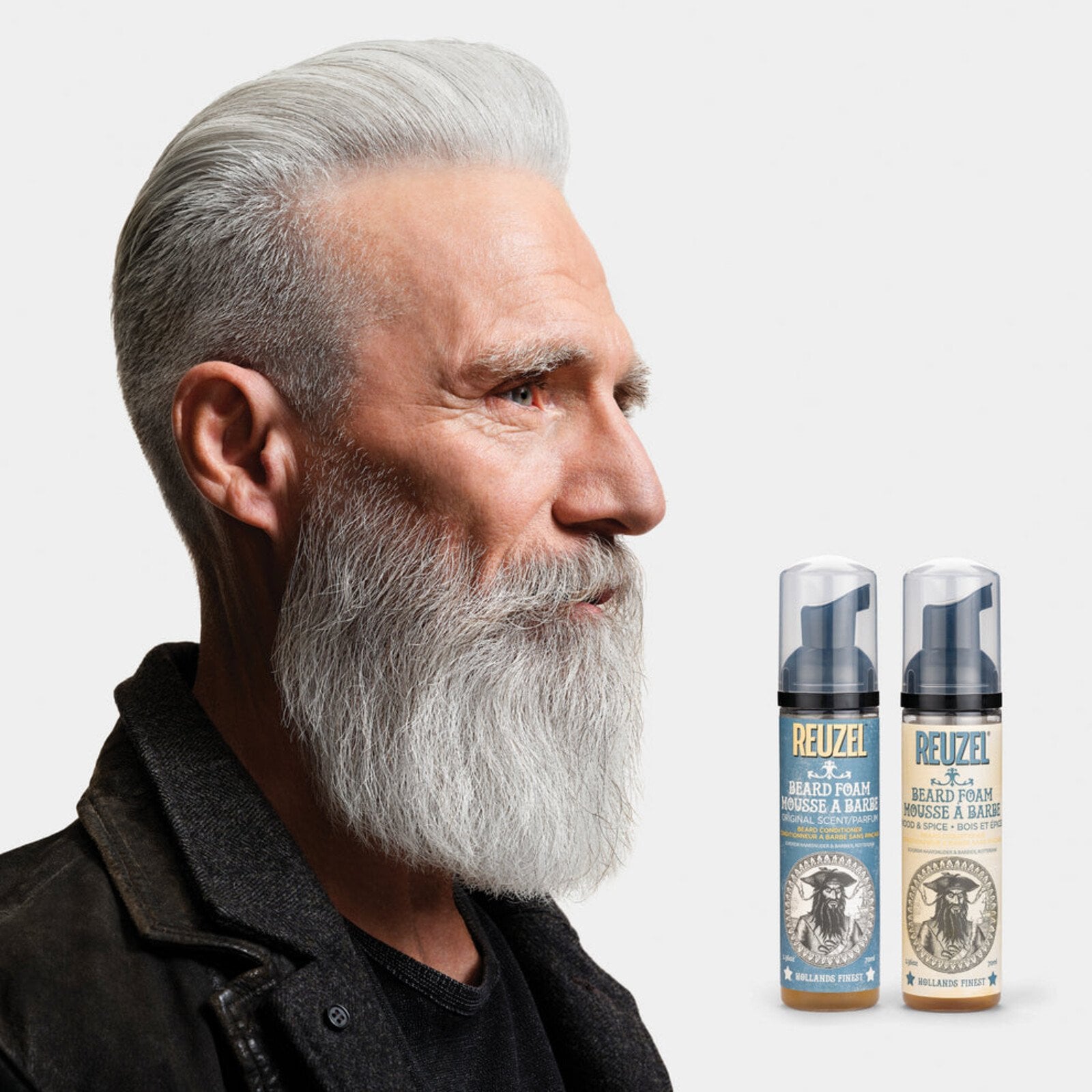 Reuzel Beard Foam Wood & Spice 70ml
