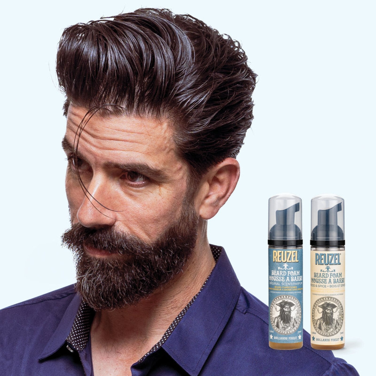 Reuzel Beard Foam Wood & Spice 70ml
