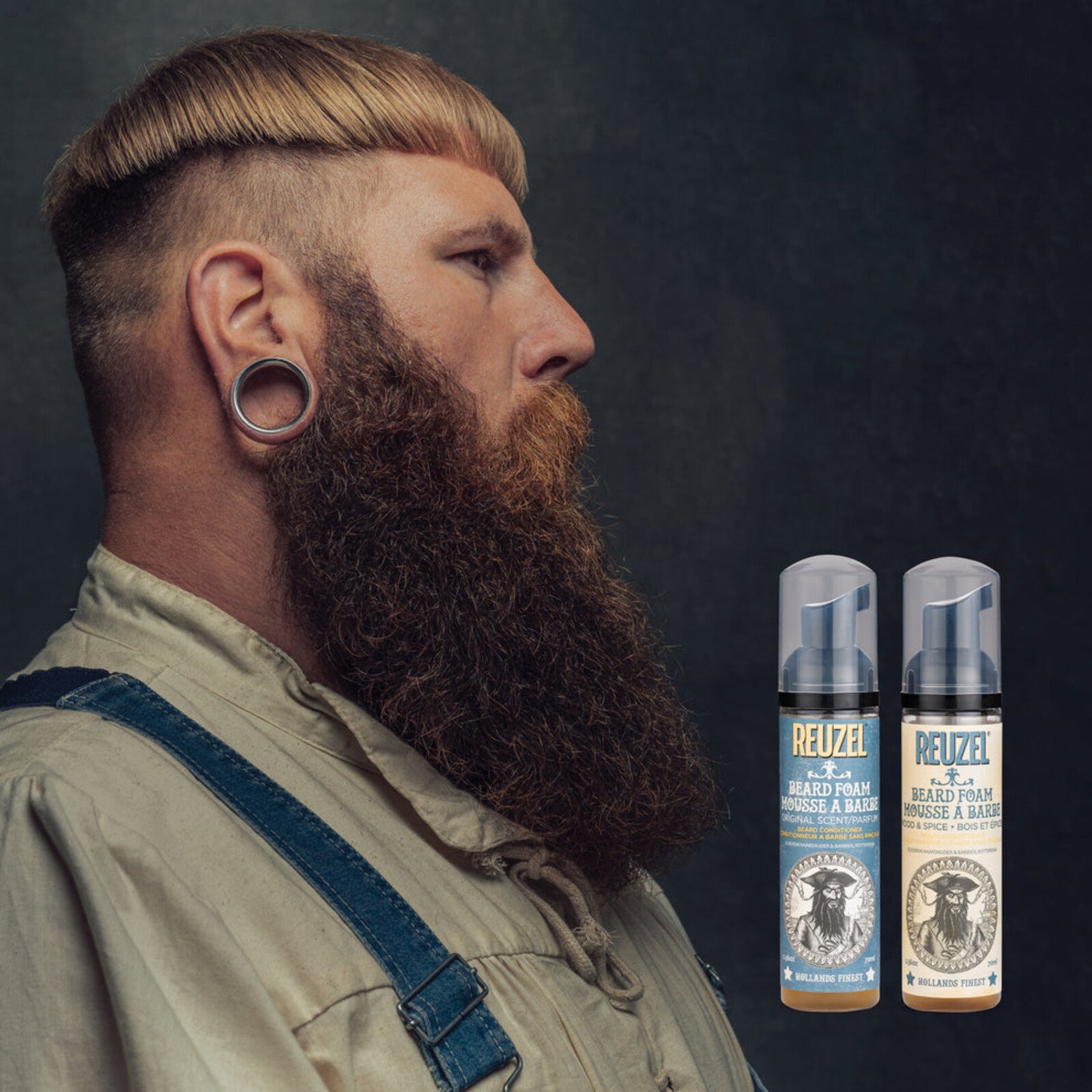 Reuzel Beard Foam Wood & Spice 70ml