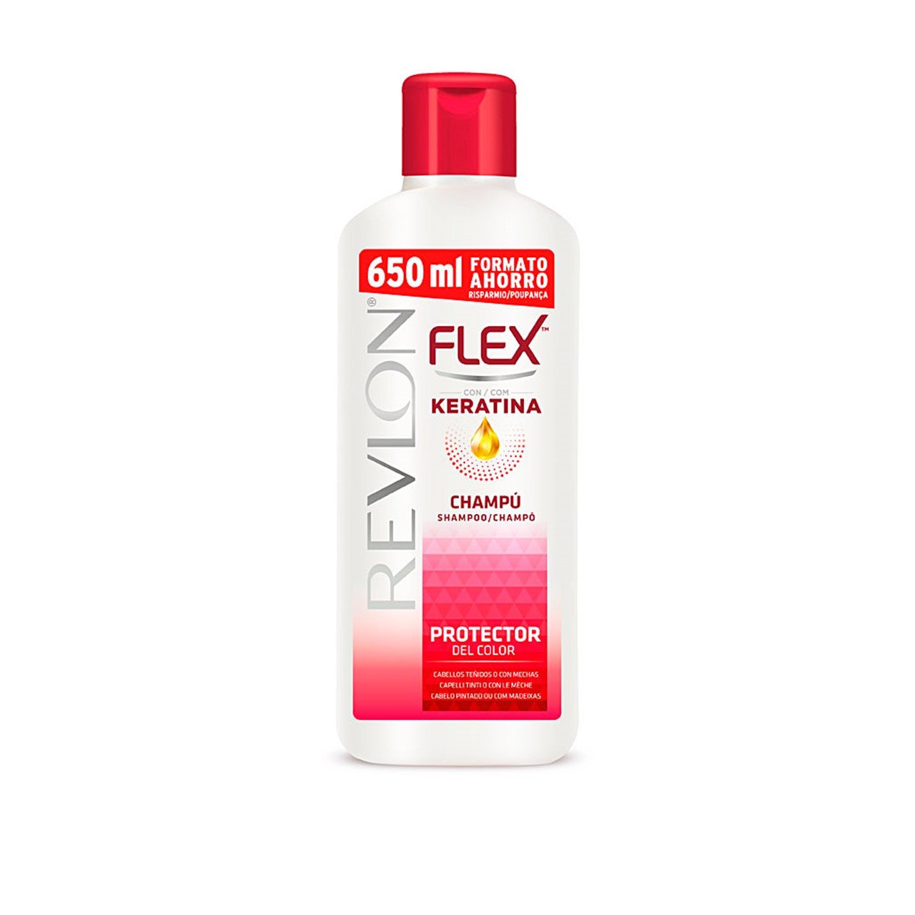 Revlon Flex Keratin Color Protection Shampoo 650ml (21.98fl oz)