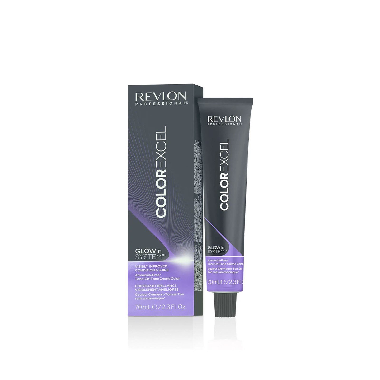 Revlon Professional Color Excel Tone on Tone Hair Dye 6.21 Dark Iridescent Ash Blonde 70ml