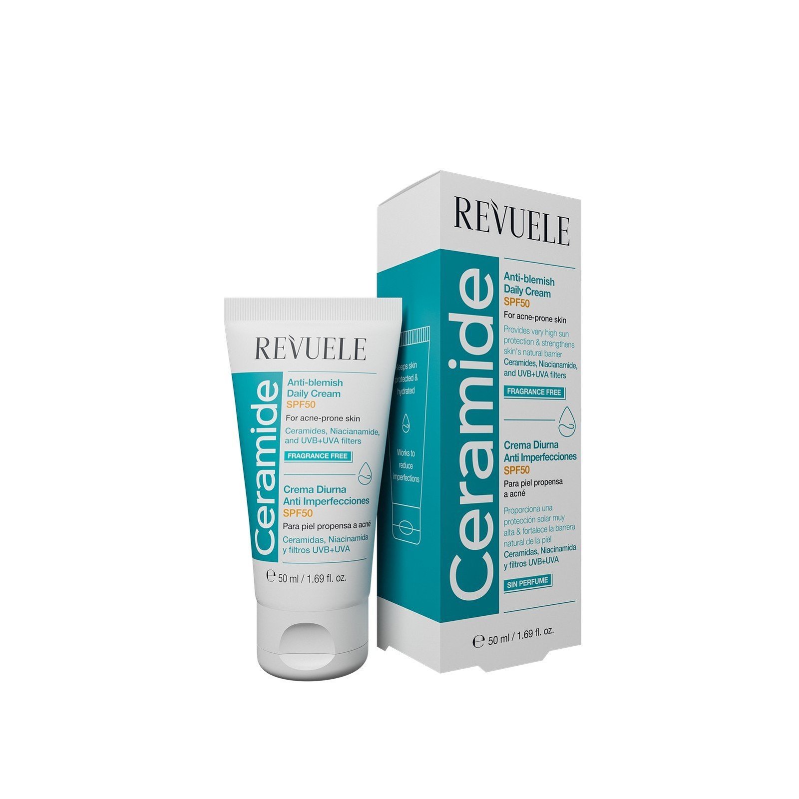 Revuele Ceramide Anti-blemish Daily Cream SPF50 50ml