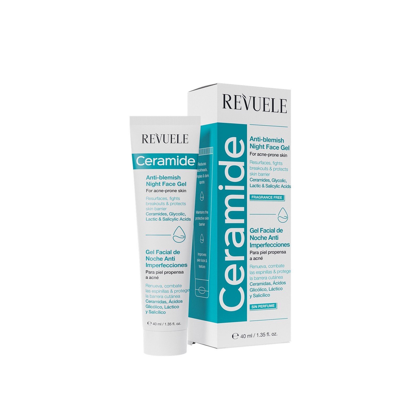Revuele Ceramide Anti-Blemish Night Face Gel 40ml قطر