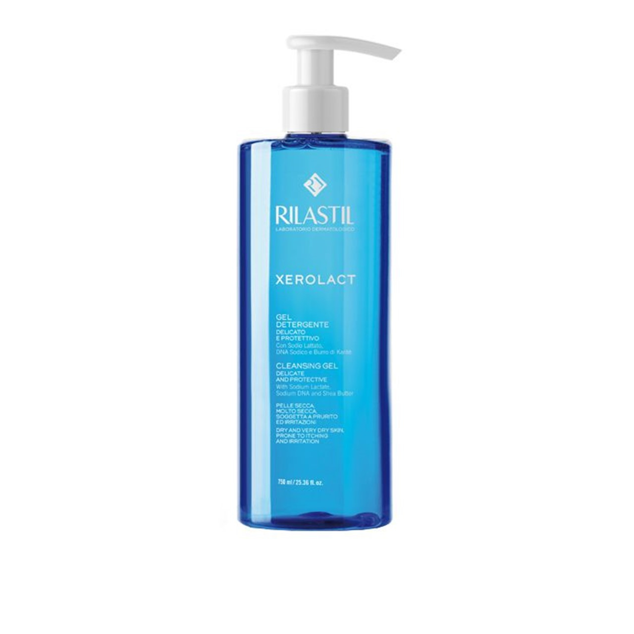 Rilastil Xerolact Cleansing Gel Delicate and Protective 750ml