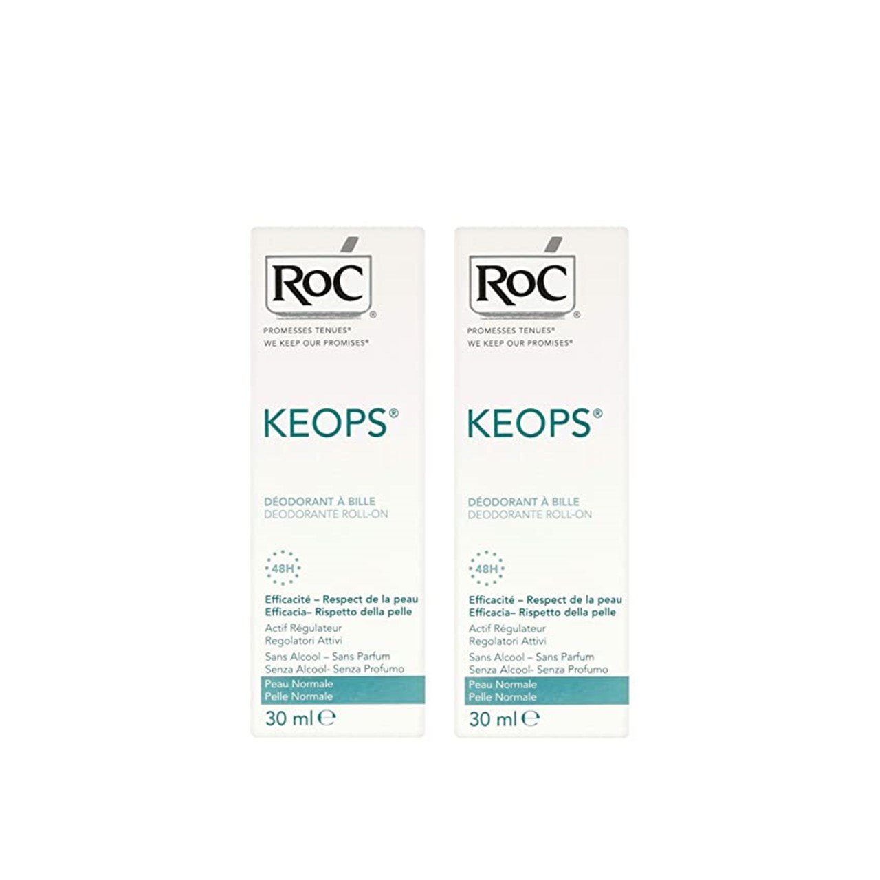 RoC Keops Deo Roll-On 30ml x2 (2x1.01fl oz)