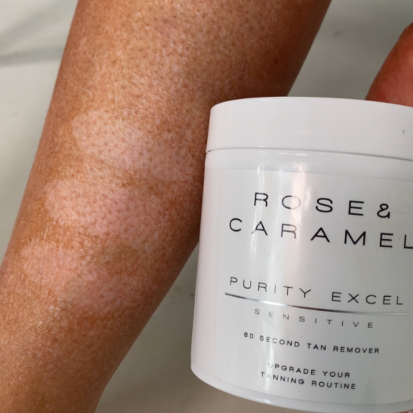 Rose & Caramel Purity Excel Sensitive 60 Second Tan Remover 440ml