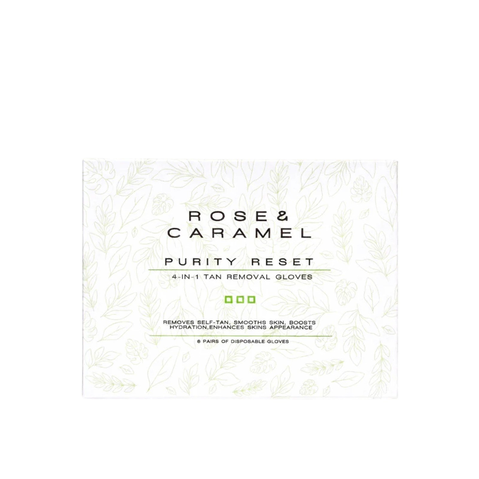 Rose & Caramel Purity Reset 4-In-1 Tan Removal Gloves x6 Pairs Qatar Delivery