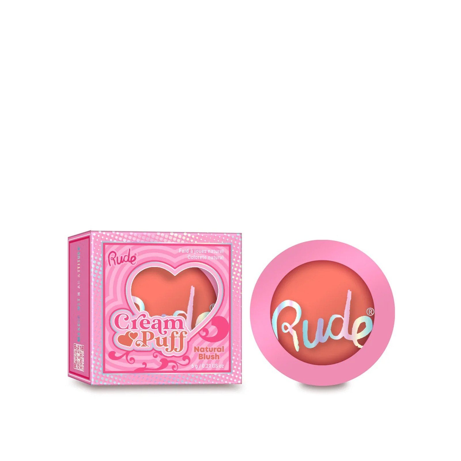 Rude Cosmetics Cream Puff Natural Blush