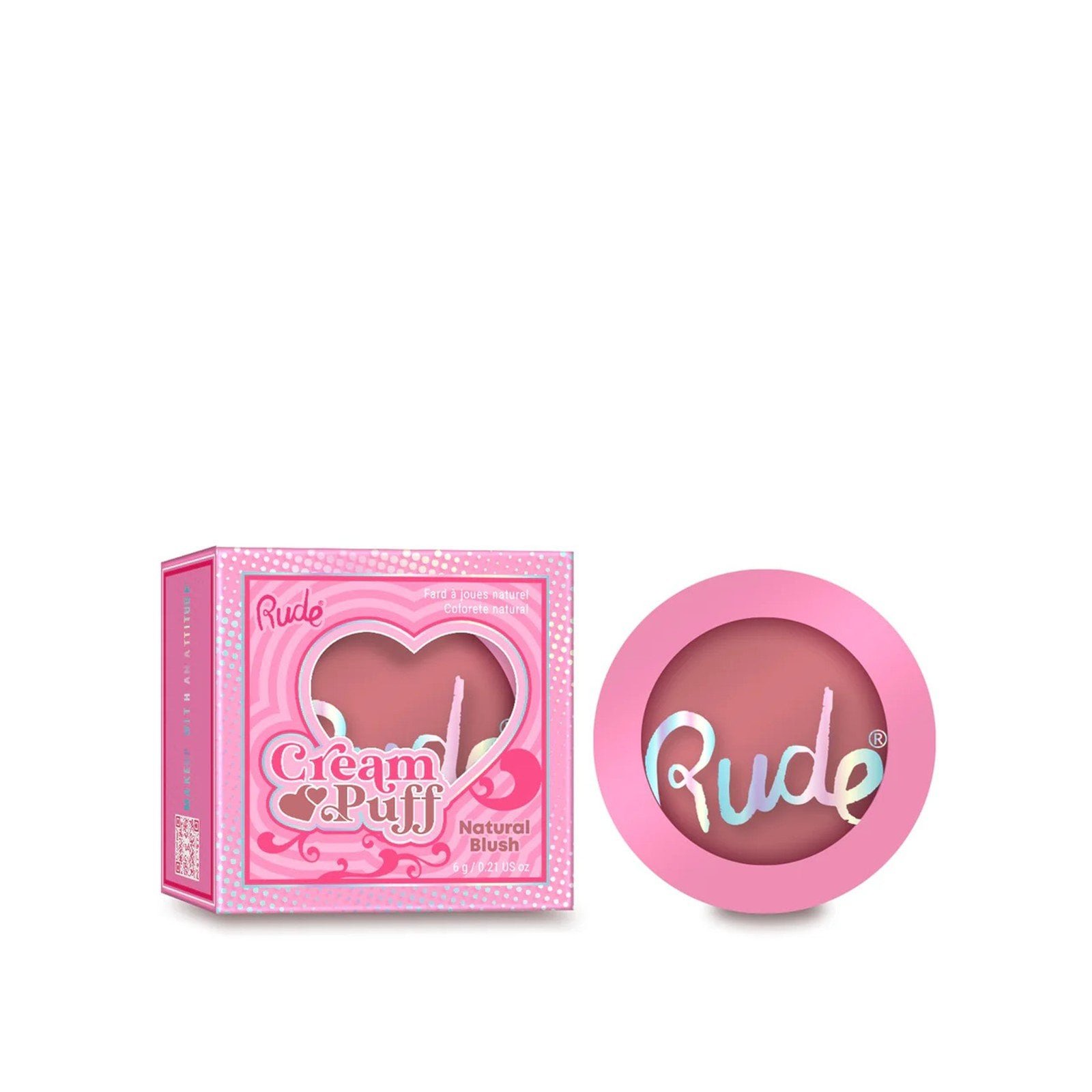 Rude Cosmetics Cream Puff Natural Blush