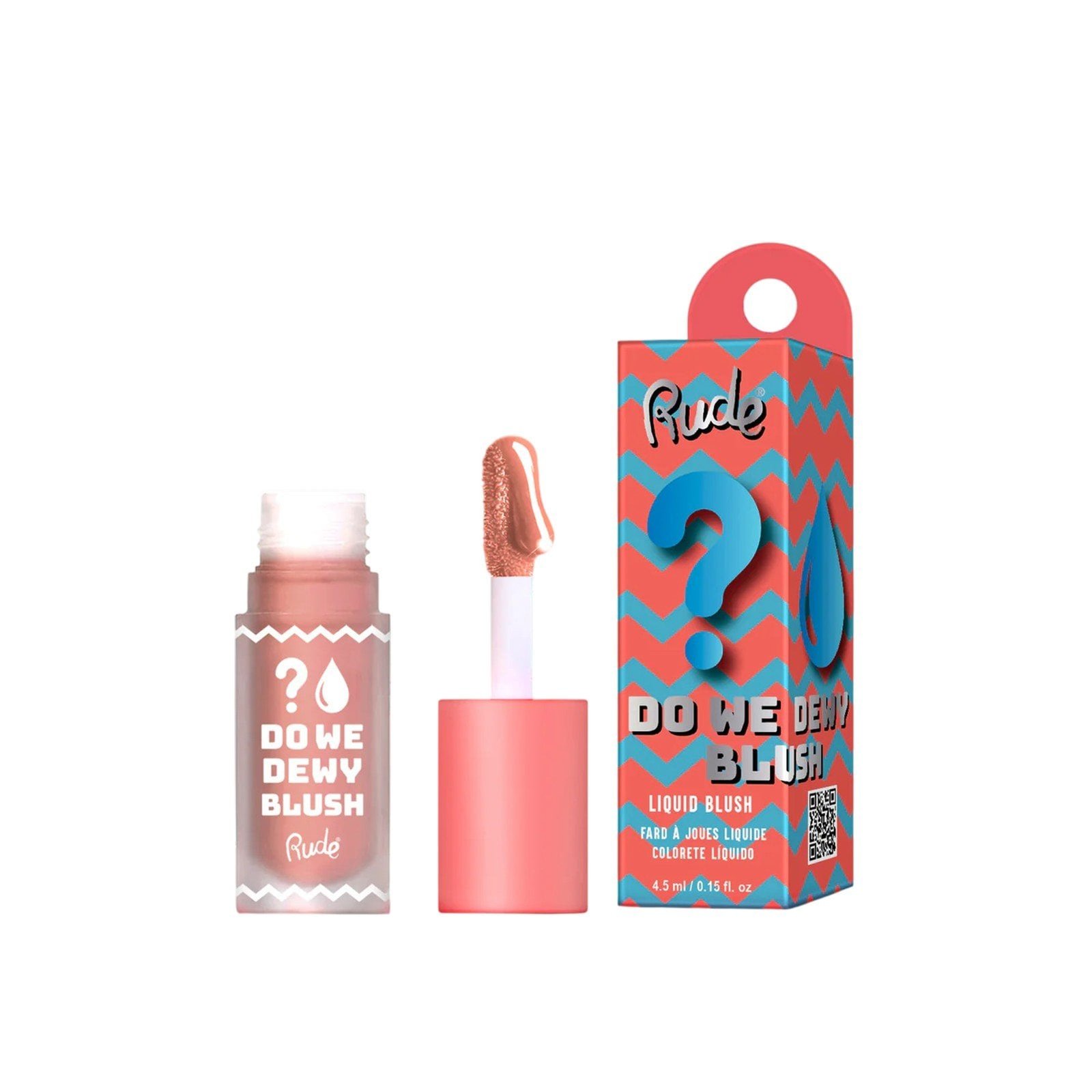 Rude Cosmetics Do We Dewy Liquid Blush Coral 4.5ml