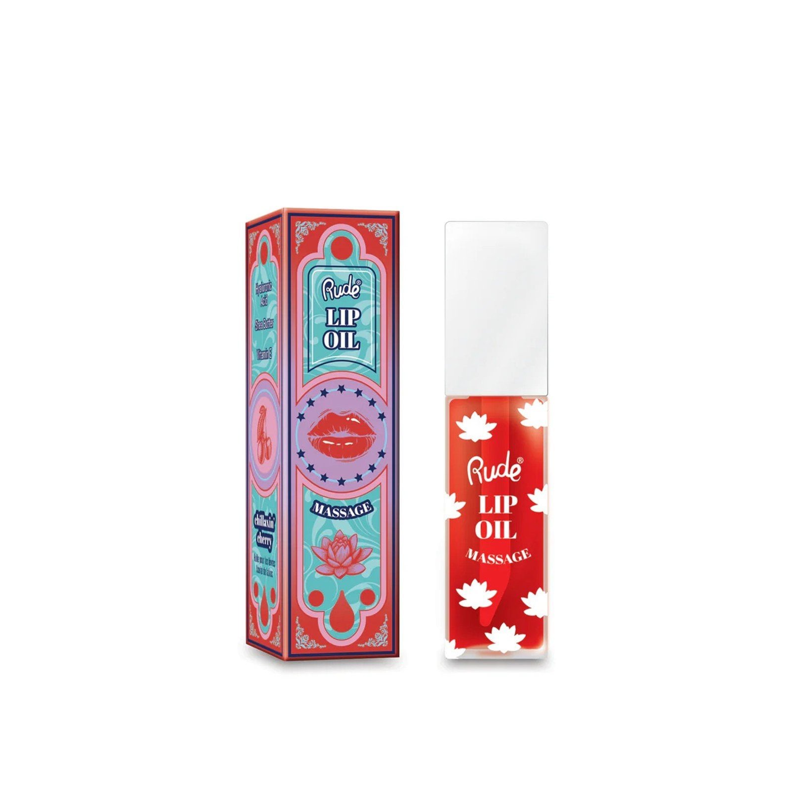 Rude Cosmetics Lip Oil Massage Chillaxin' Cherry 4ml