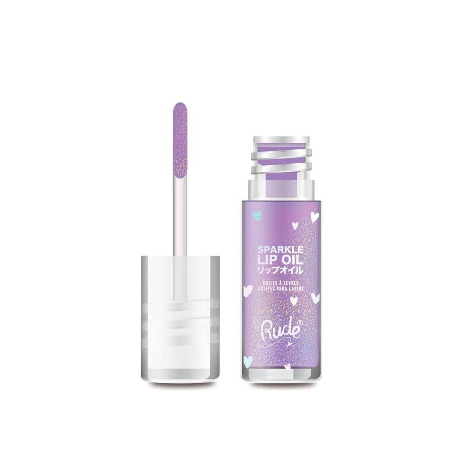Rude Cosmetics Manga Collection Sparkle Lip Oil Grape 4g (0.14oz)