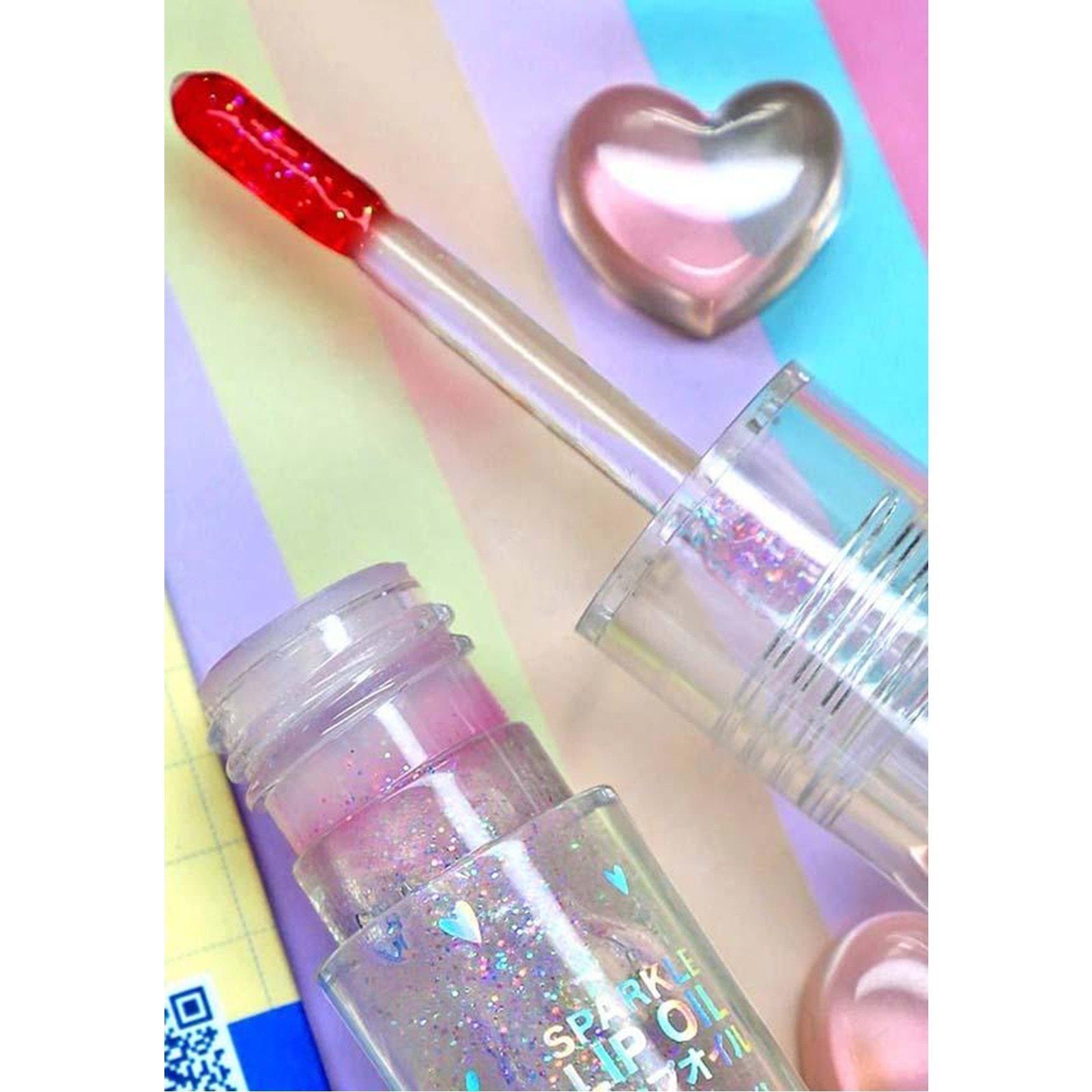 Rude Cosmetics Manga Collection Sparkle Lip Oil Grape 4g (0.14oz)