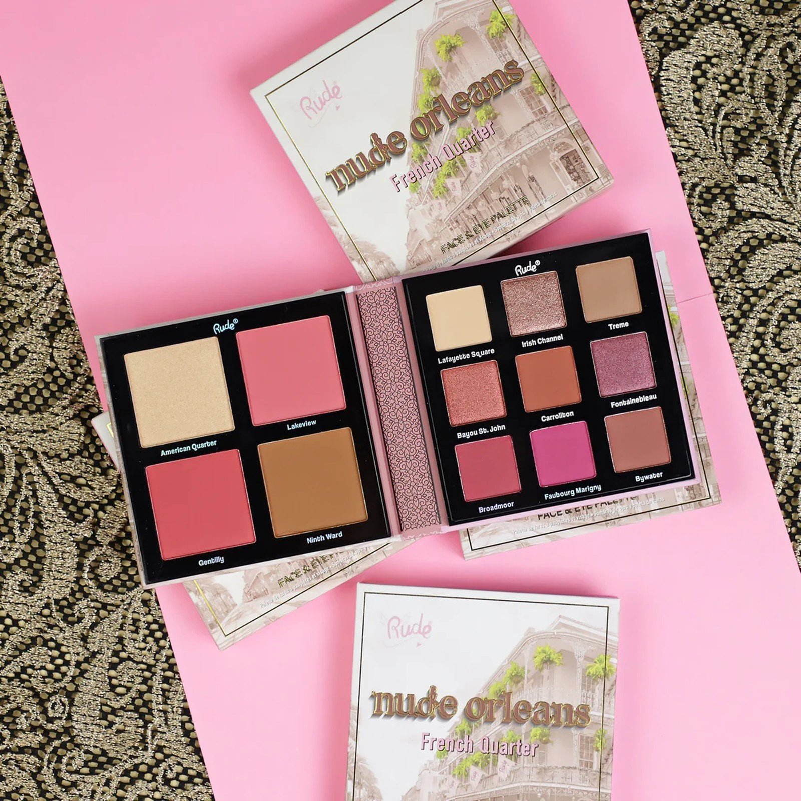 Rude Cosmetics Nude Orleans Face & Eye Palette