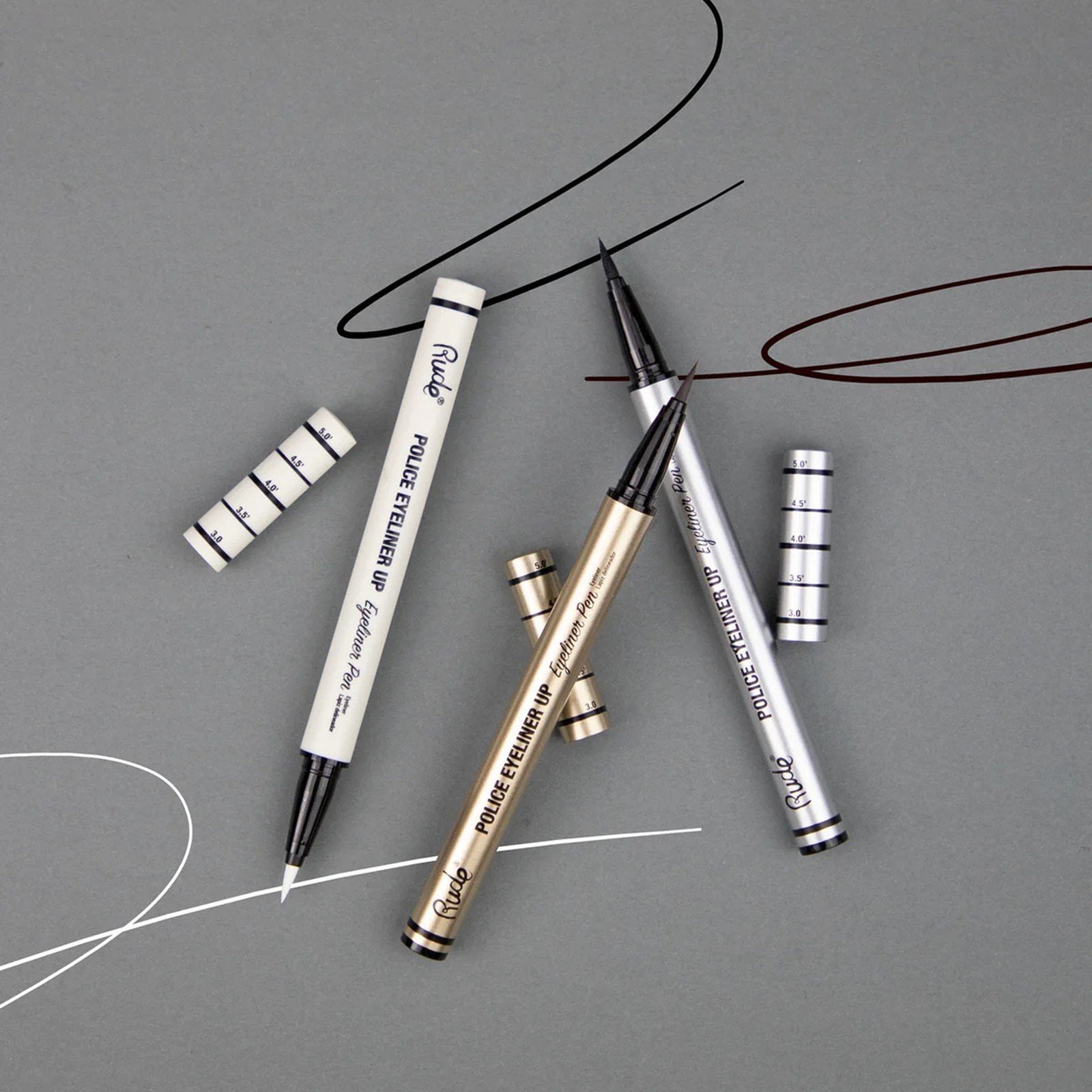 Rude Cosmetics Police Eyeliner Up Eyeliner Pen Top Dog 0.5ml