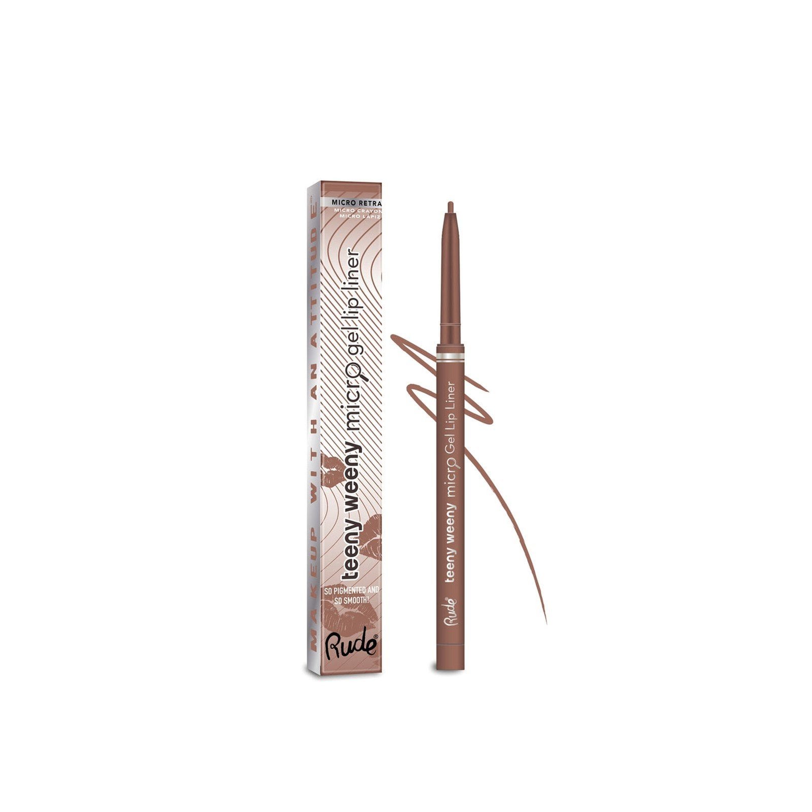 Rude Cosmetics Teeny Weeny Micro Gel Lip Liner Double Dare 0.1g