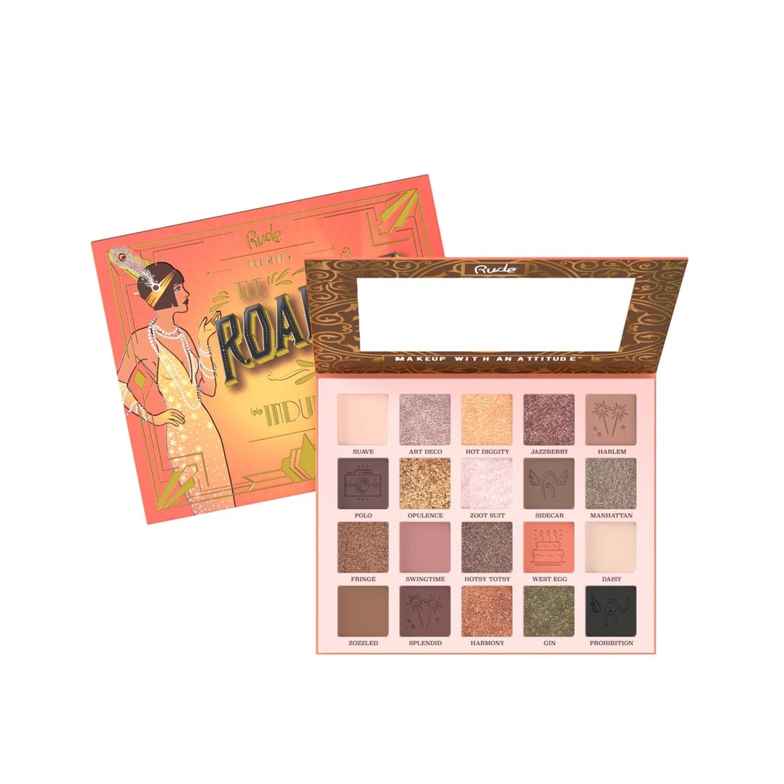 Rude Cosmetics The Roaring 20's Eyeshadow Palette Indulgence