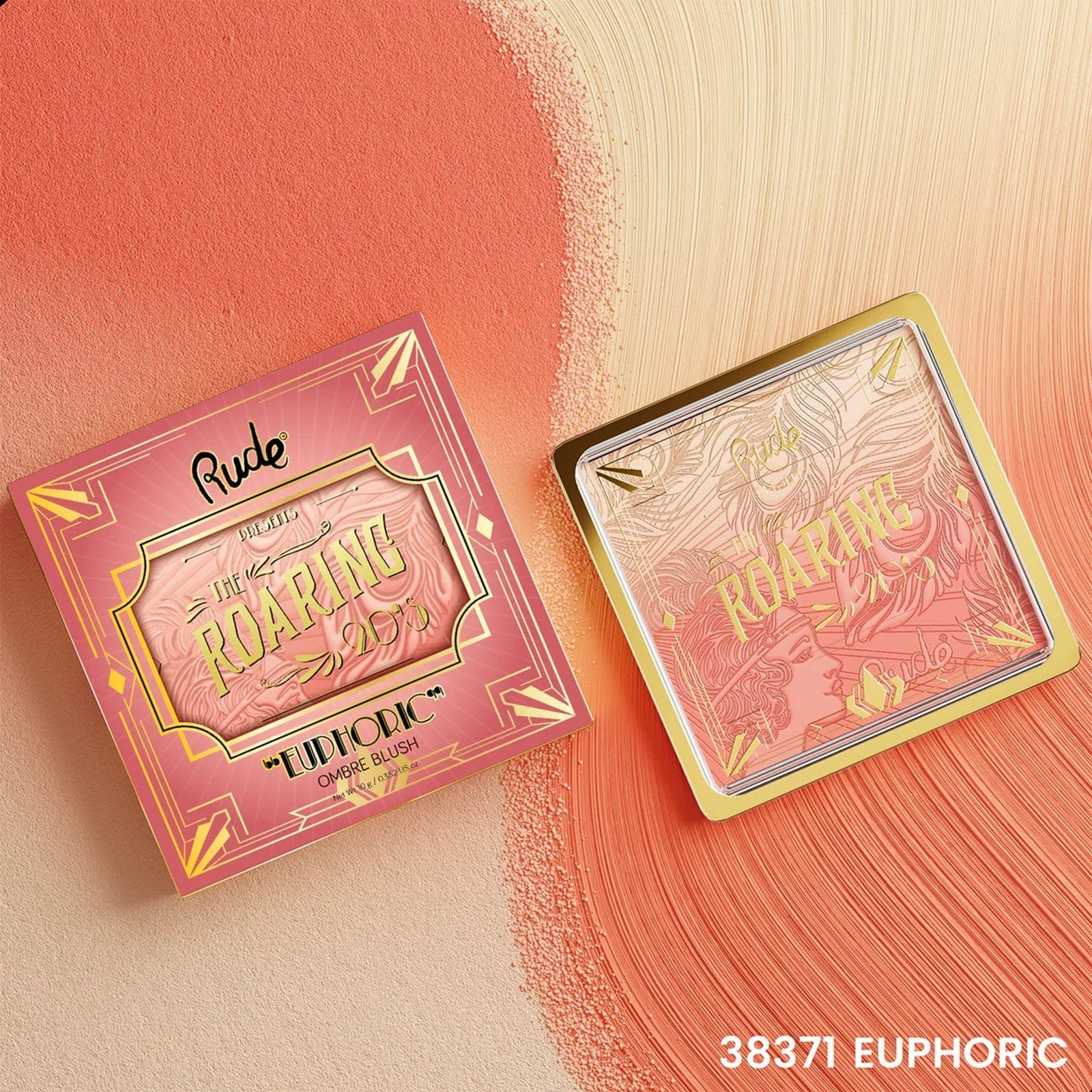 Rude Cosmetics The Roaring 20's Ombre Blush Euphoric 10g