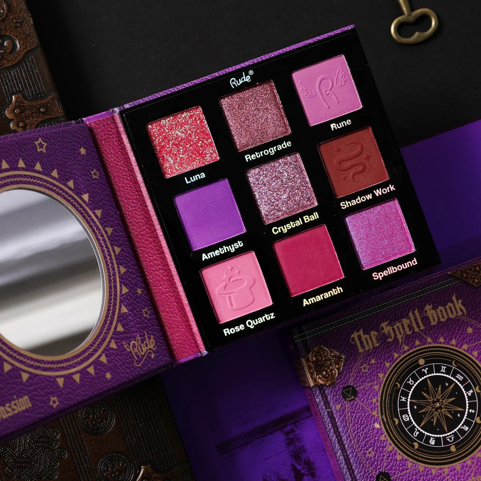 Rude Cosmetics The Spell Book Eyeshadow Palette Passion