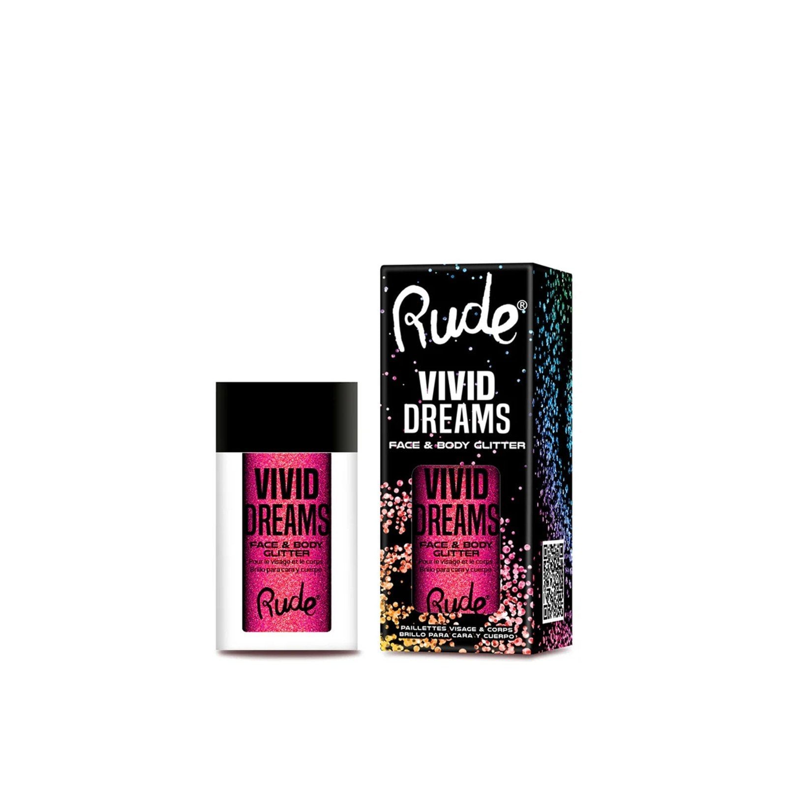 Rude Cosmetics Vivid Dreams Face & Body Glitter Laughing Dandelions 2.7g