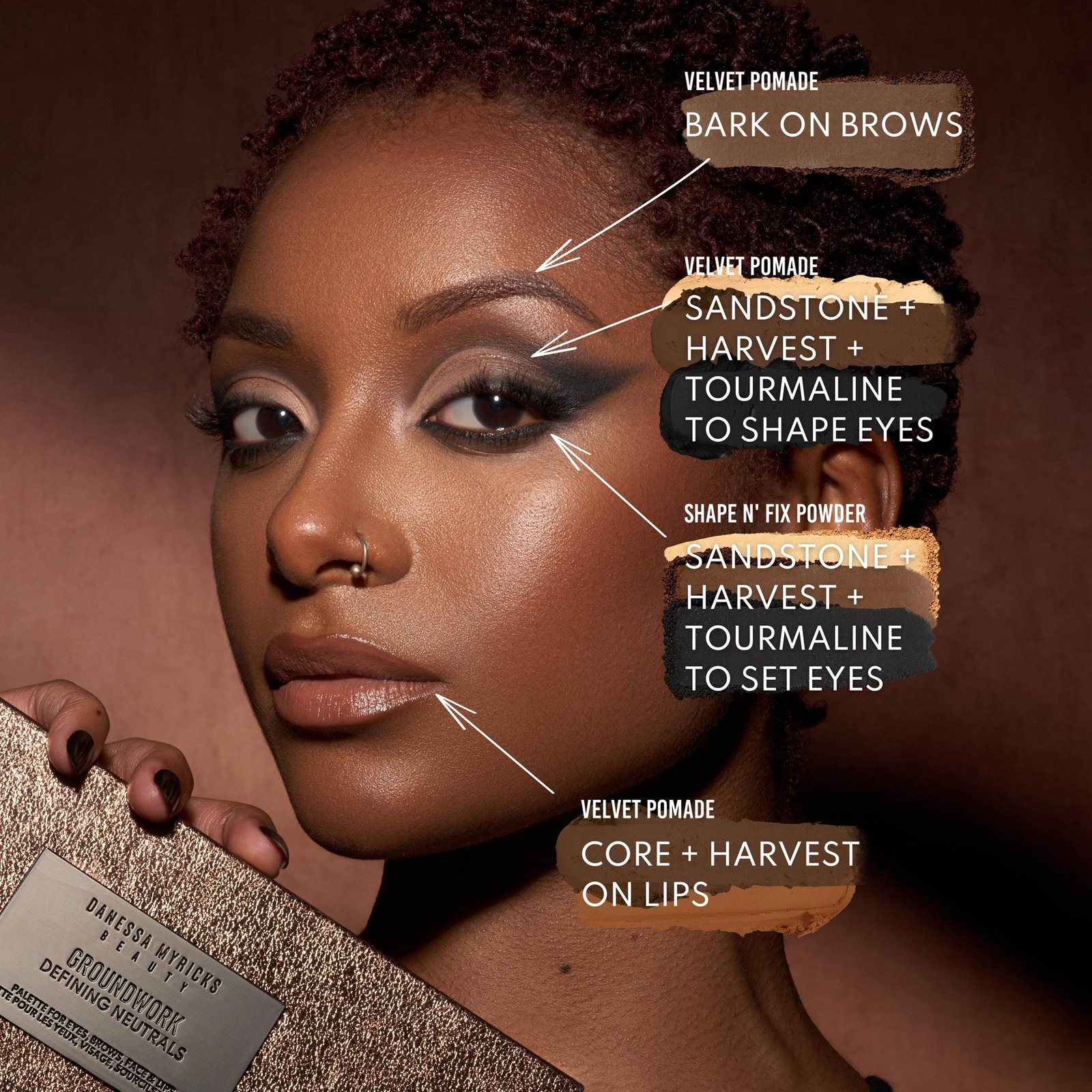 Danessa Myricks Beauty Groundwork Palette Defining Neutrals