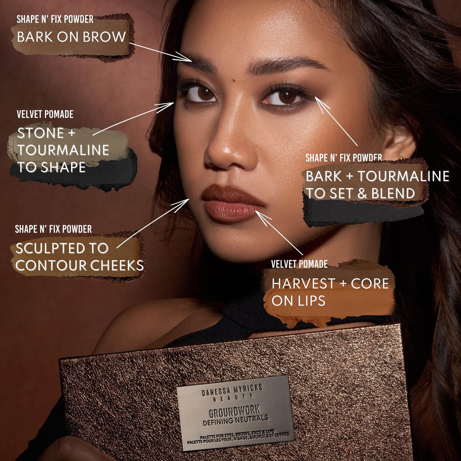 Danessa Myricks Beauty Groundwork Palette Defining Neutrals