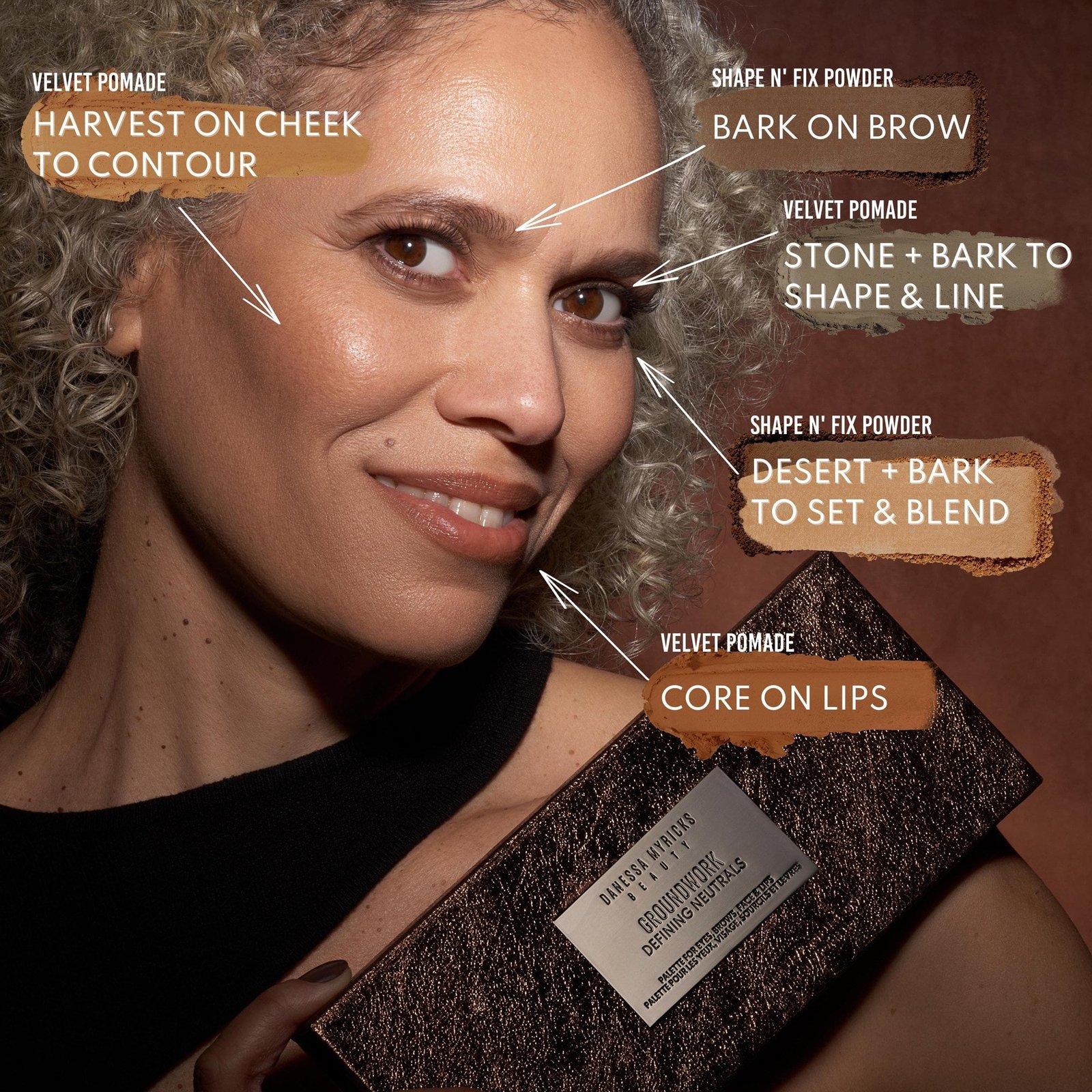 Danessa Myricks Beauty Groundwork Palette Defining Neutrals