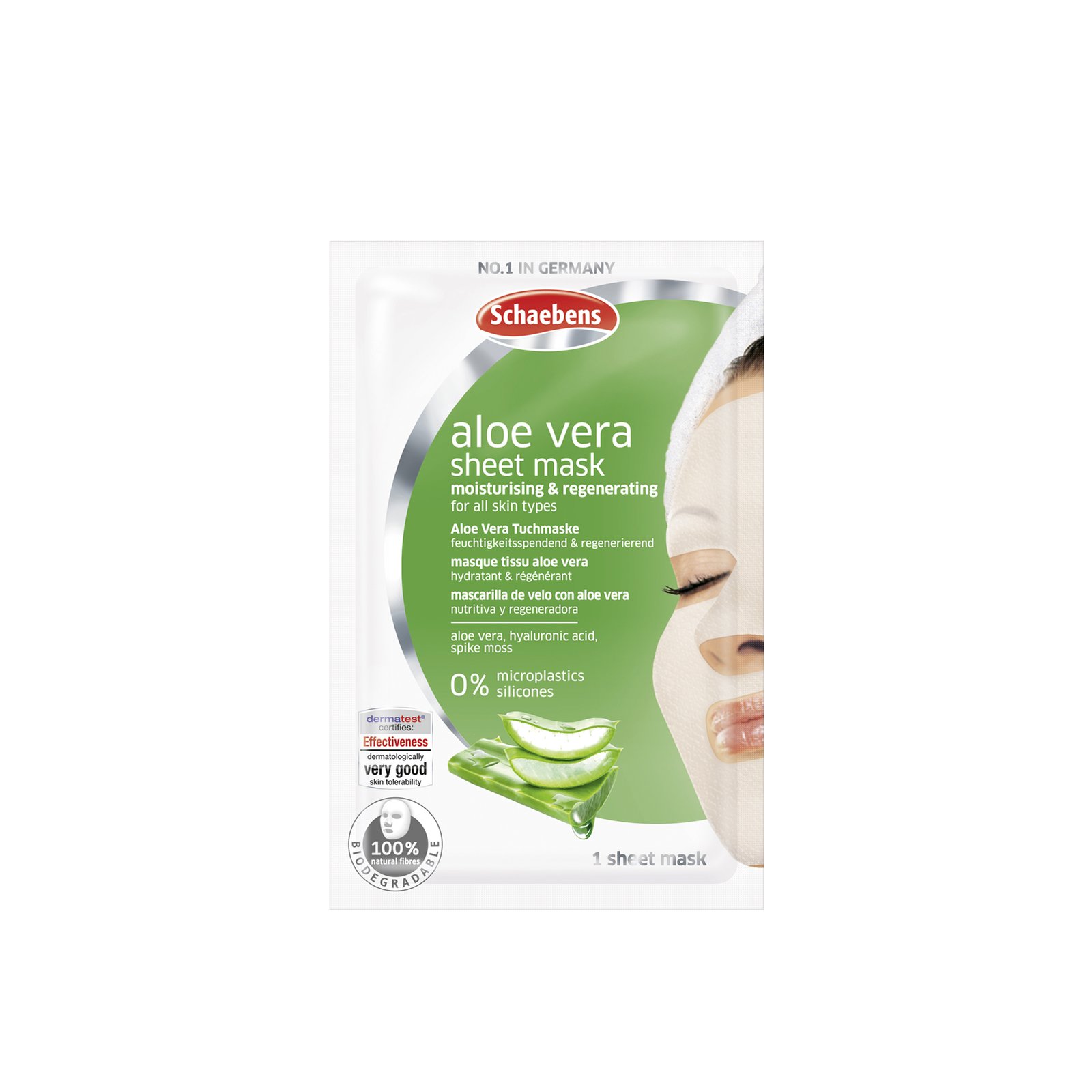 Schaebens Aloe Vera Sheet Mask x1