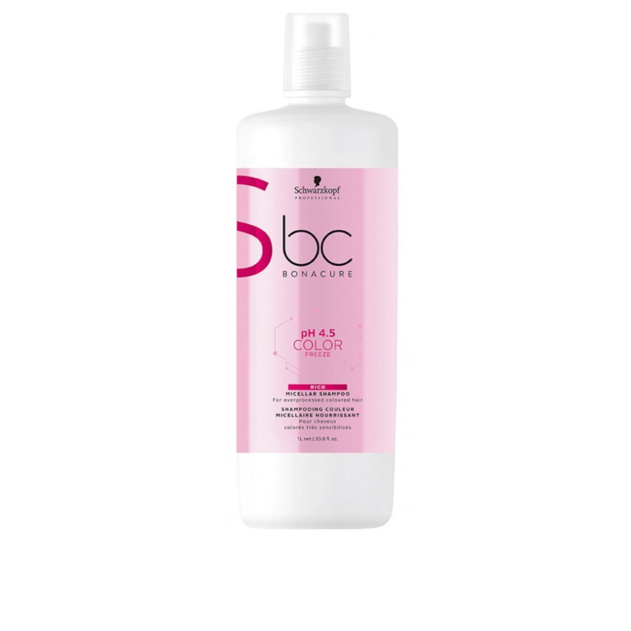 Schwarzkopf BC pH 4.5 Color Freeze Rich Micellar Shampoo 1L