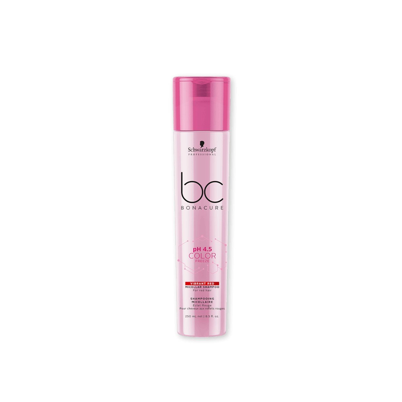 Schwarzkopf BC pH 4.5 Color Freeze Vibrant Red Micellar Shampoo 250ml