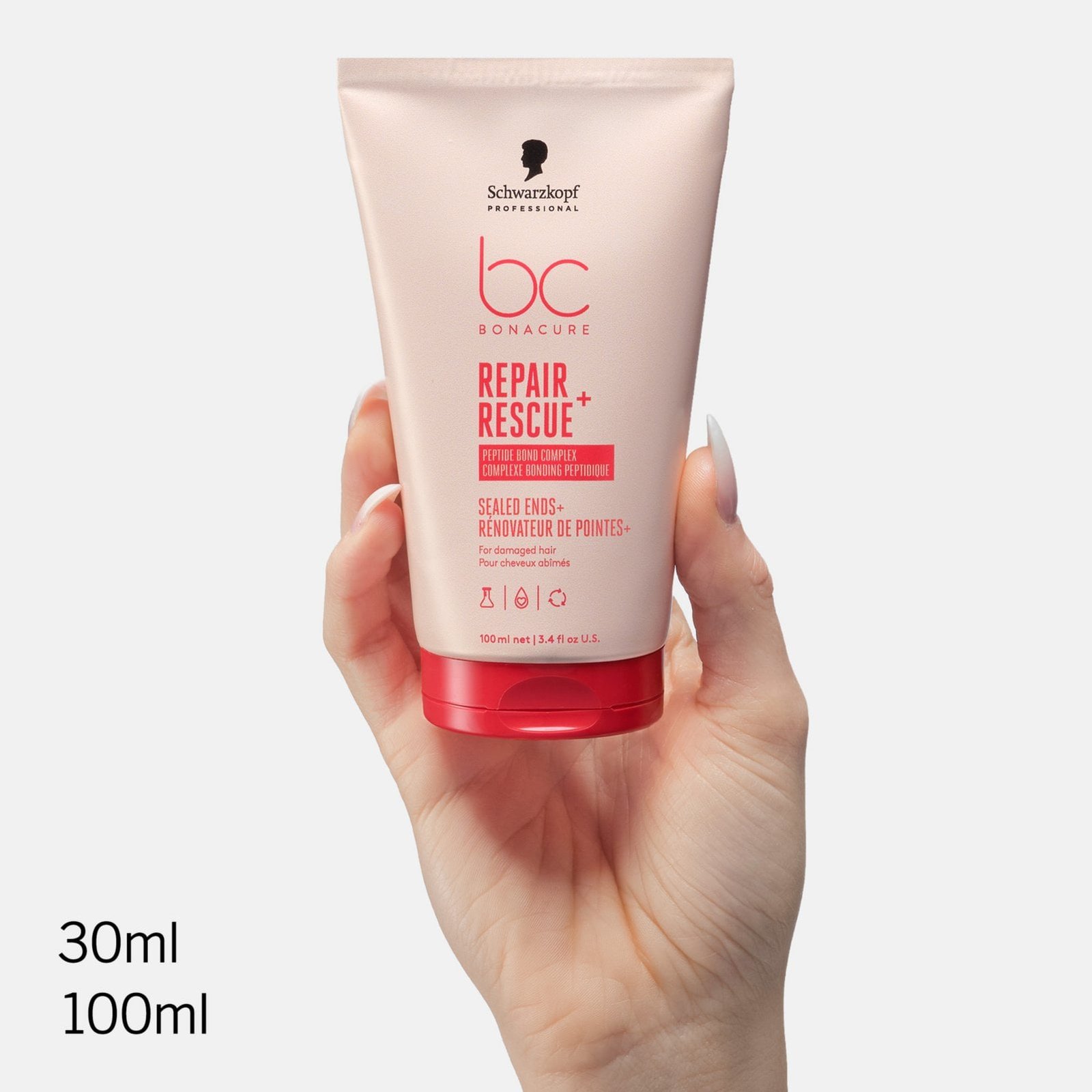 Schwarzkopf BC Repair Rescue+ Pontas Seladas+ 100 ml