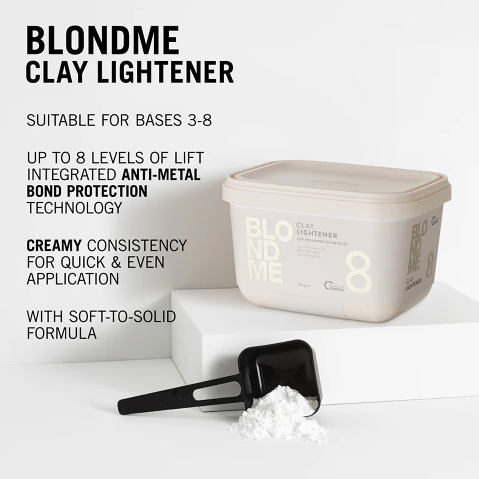Schwarzkopf BLONDME Clay Lightener 8 350g