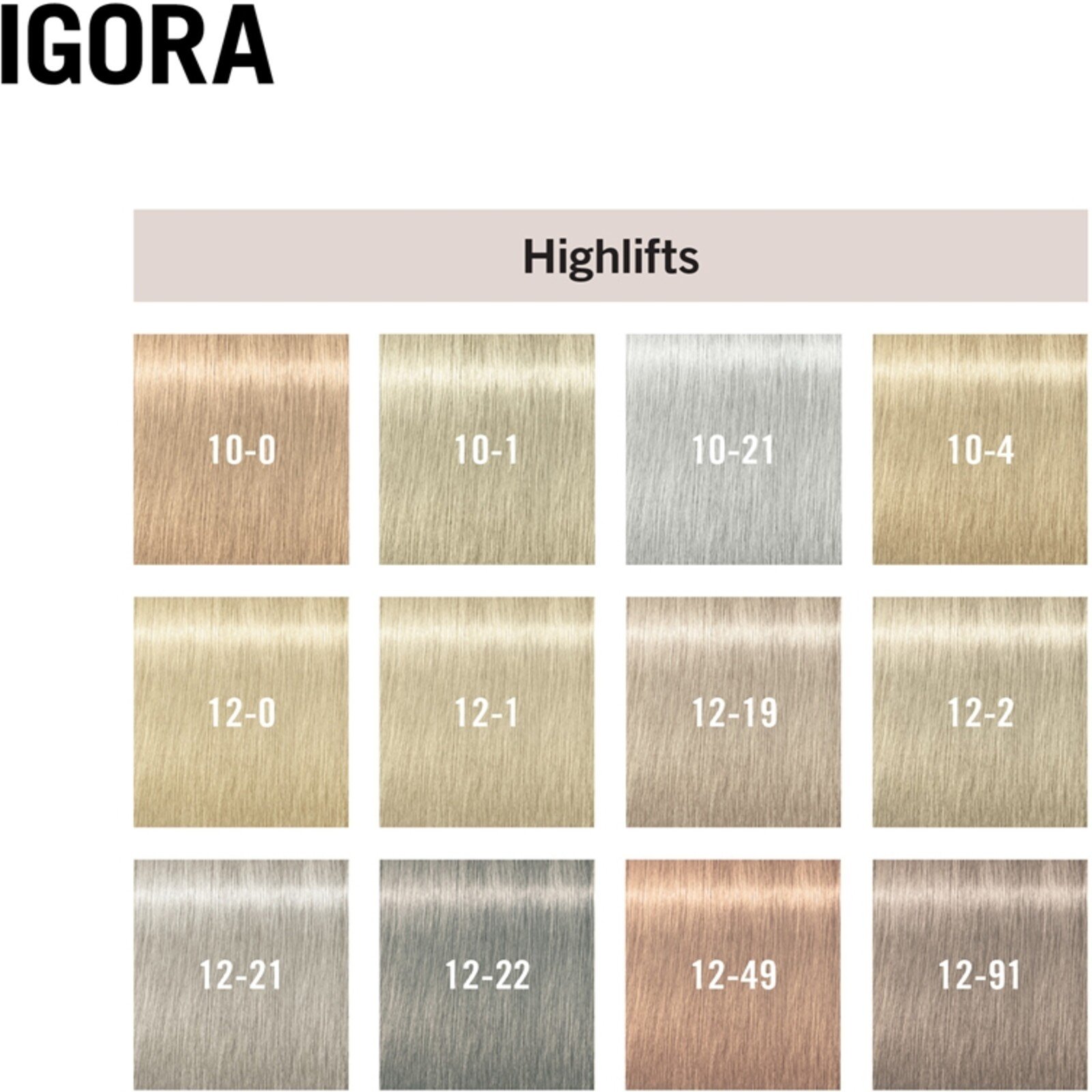 Schwarzkopf Igora Royal Highlifts Crema de Color Permanente 12-1 Special Blonde Ash 60ml