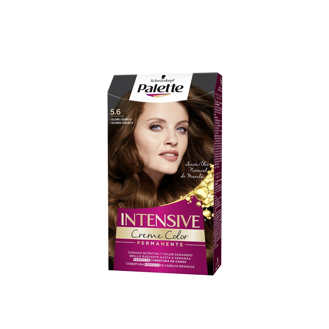Schwarzkopf Palette Intensive Creme Color Permanent Hair Dye 5.6 Caramel Brown
