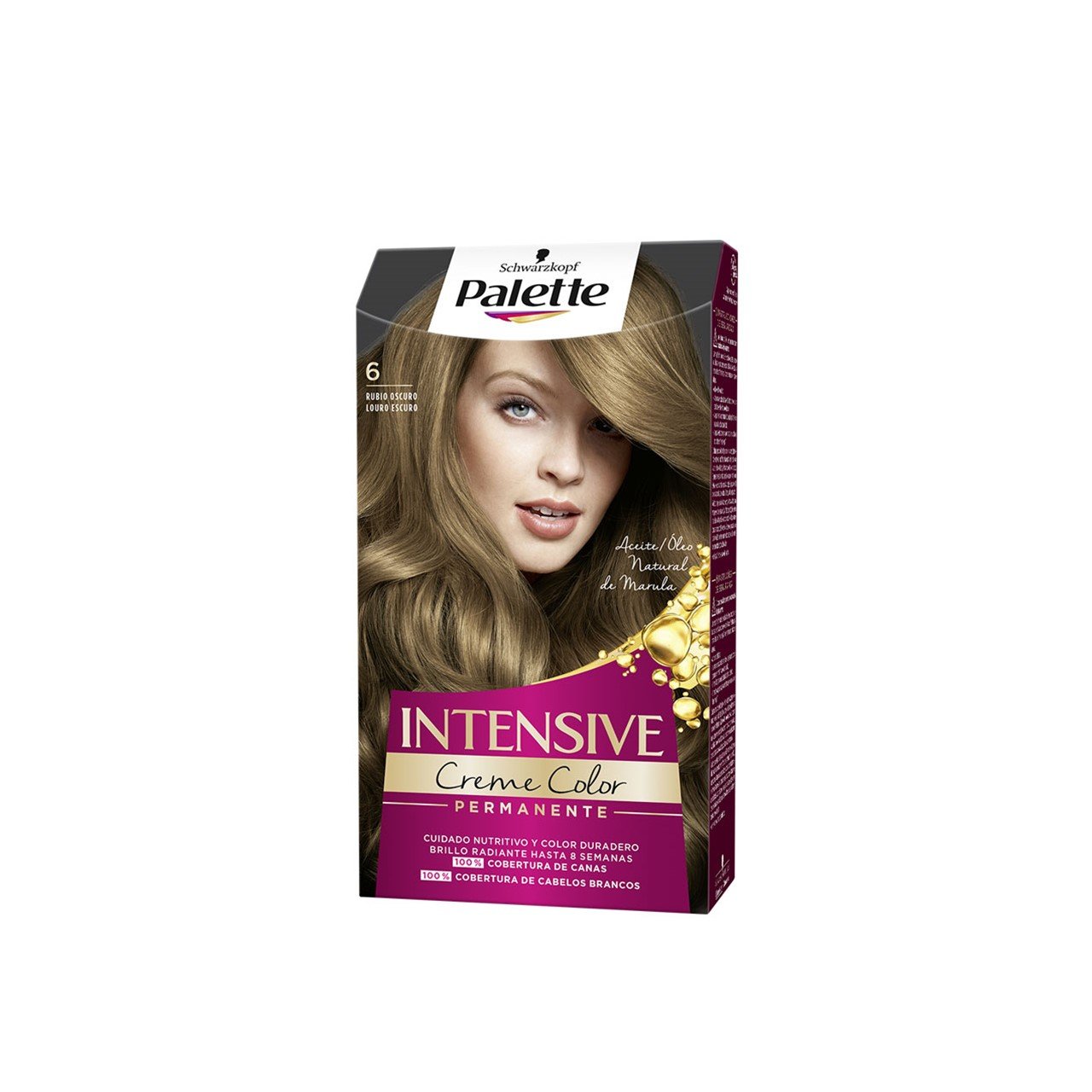 Schwarzkopf Palette Intensive Creme Color Permanent Hair Dye 6 Dark Blonde