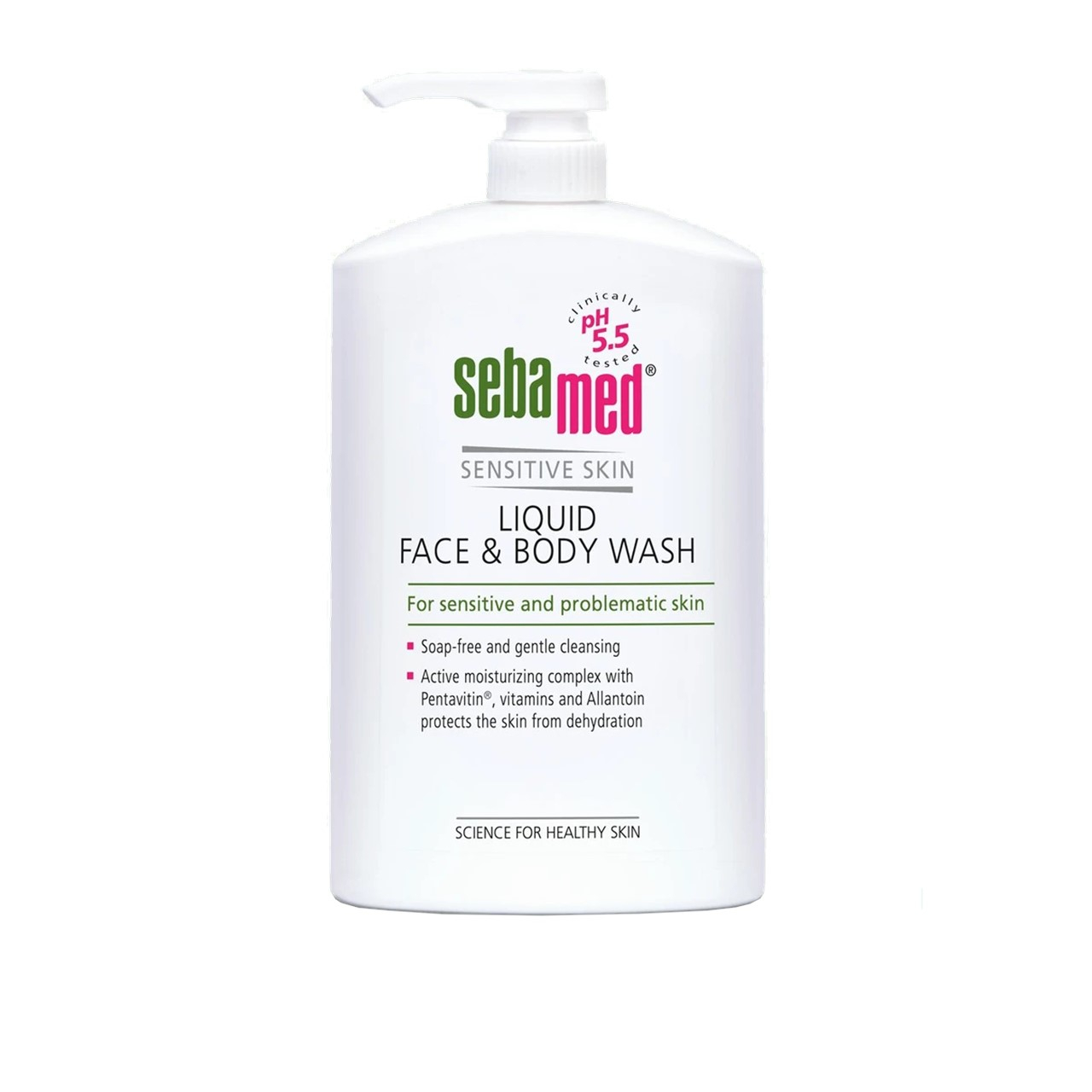 Sebamed Shower Gel Soap-Free Cleansing Emulsion Sensitive Skin 1L (33.81fl oz)
