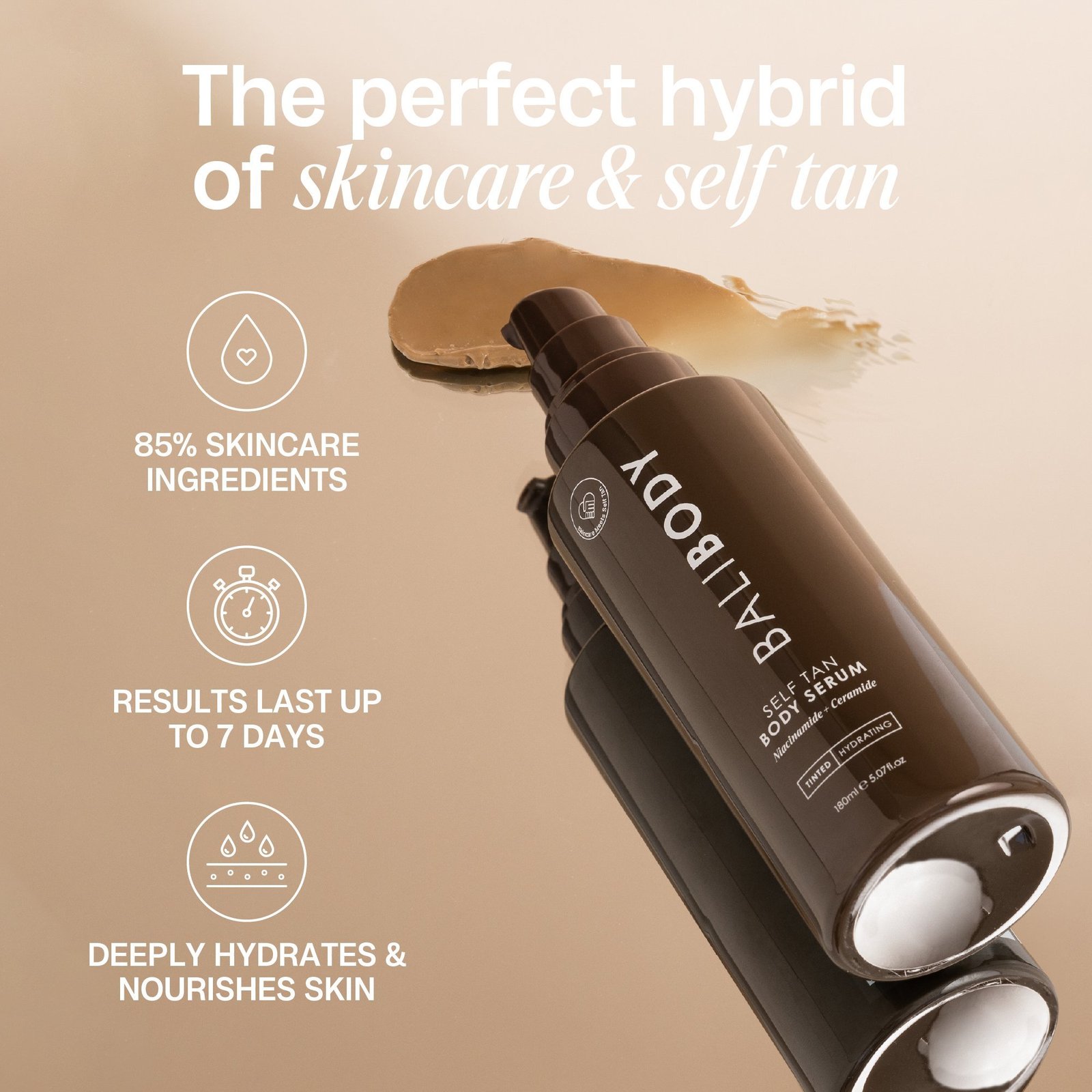 Bali Body Self Tan Body Serum 180ml