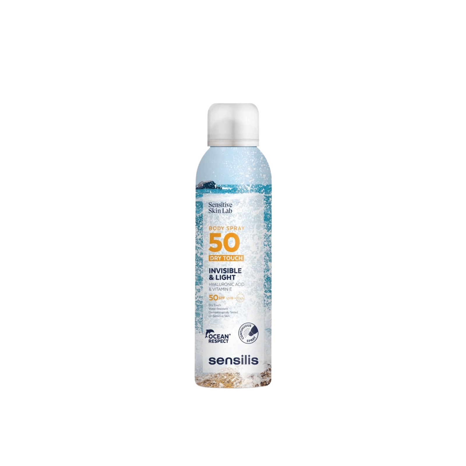 Sensilis Invisible & Light Dry Touch Body Spray SPF50 200ml