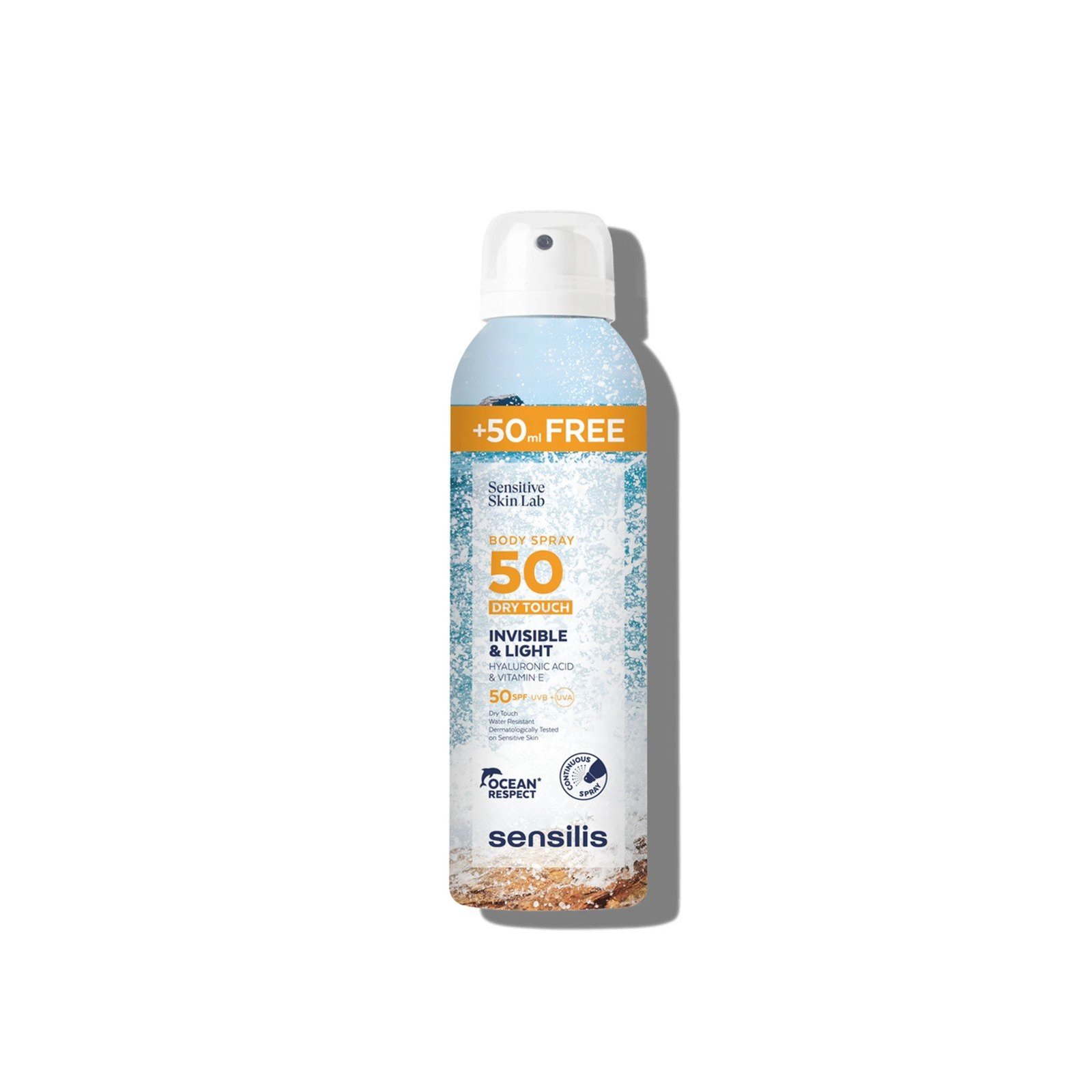 Sensilis Invisible & Light Dry Touch Body Spray SPF50