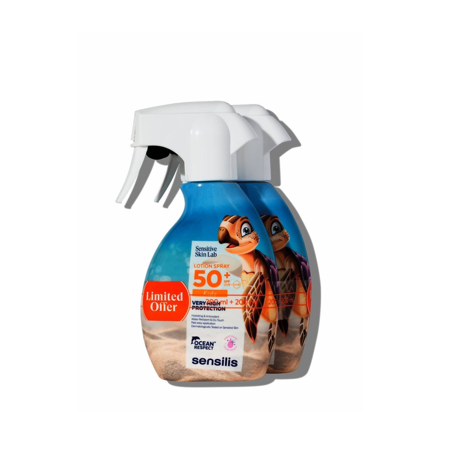 Sensilis Kids Very High Protection Lotion Spray SPF50+ 200ml x2