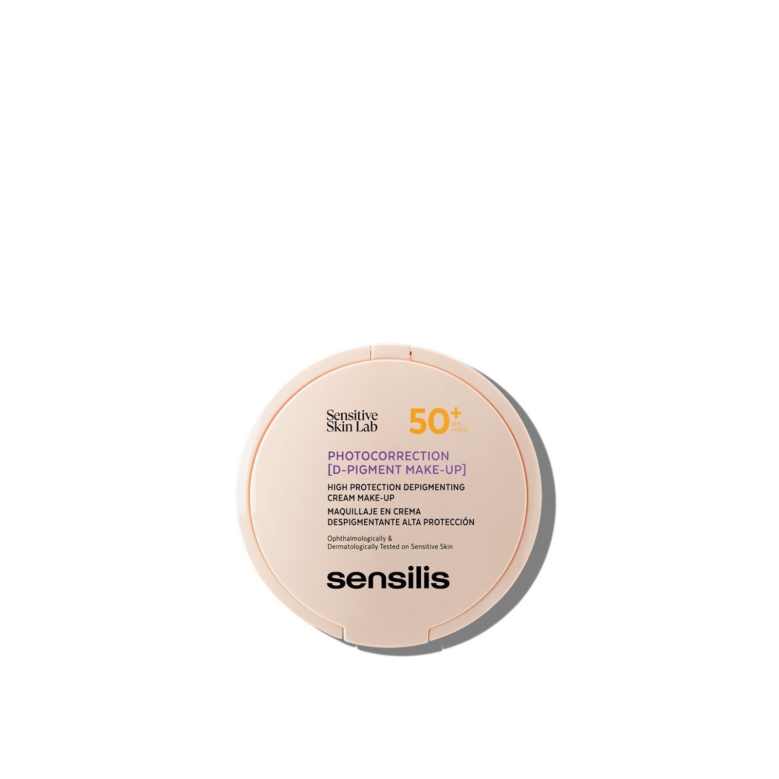 Sensilis Photocorrection [D-Pigment Makeup] High Protection Depigmenting Cream Makeup SPF50+ 01 Natural Rose 10g