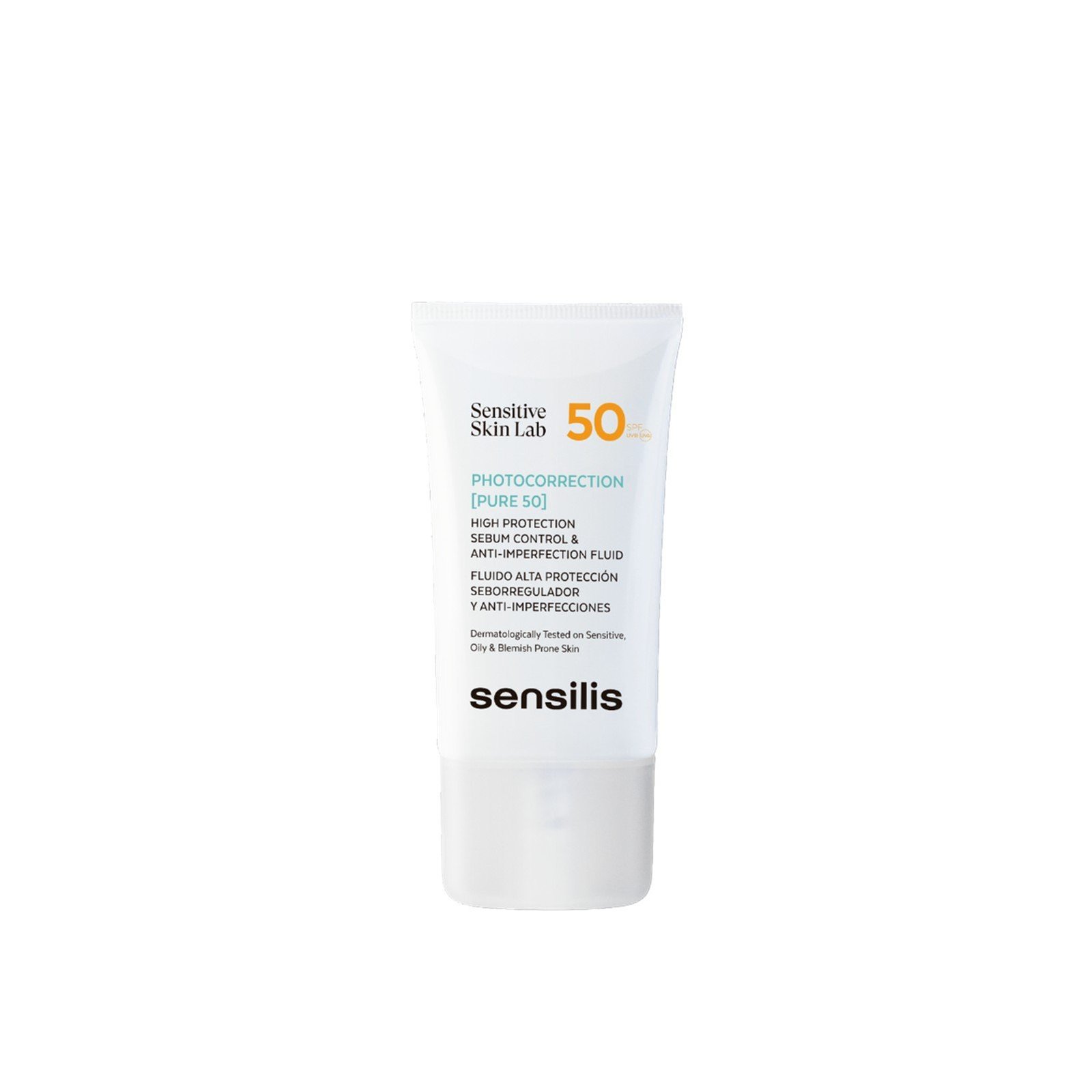 Sensilis Photocorrection [Pure 50] High Protection Sebum Control & Anti-Imperfection Fluid SPF50 40ml