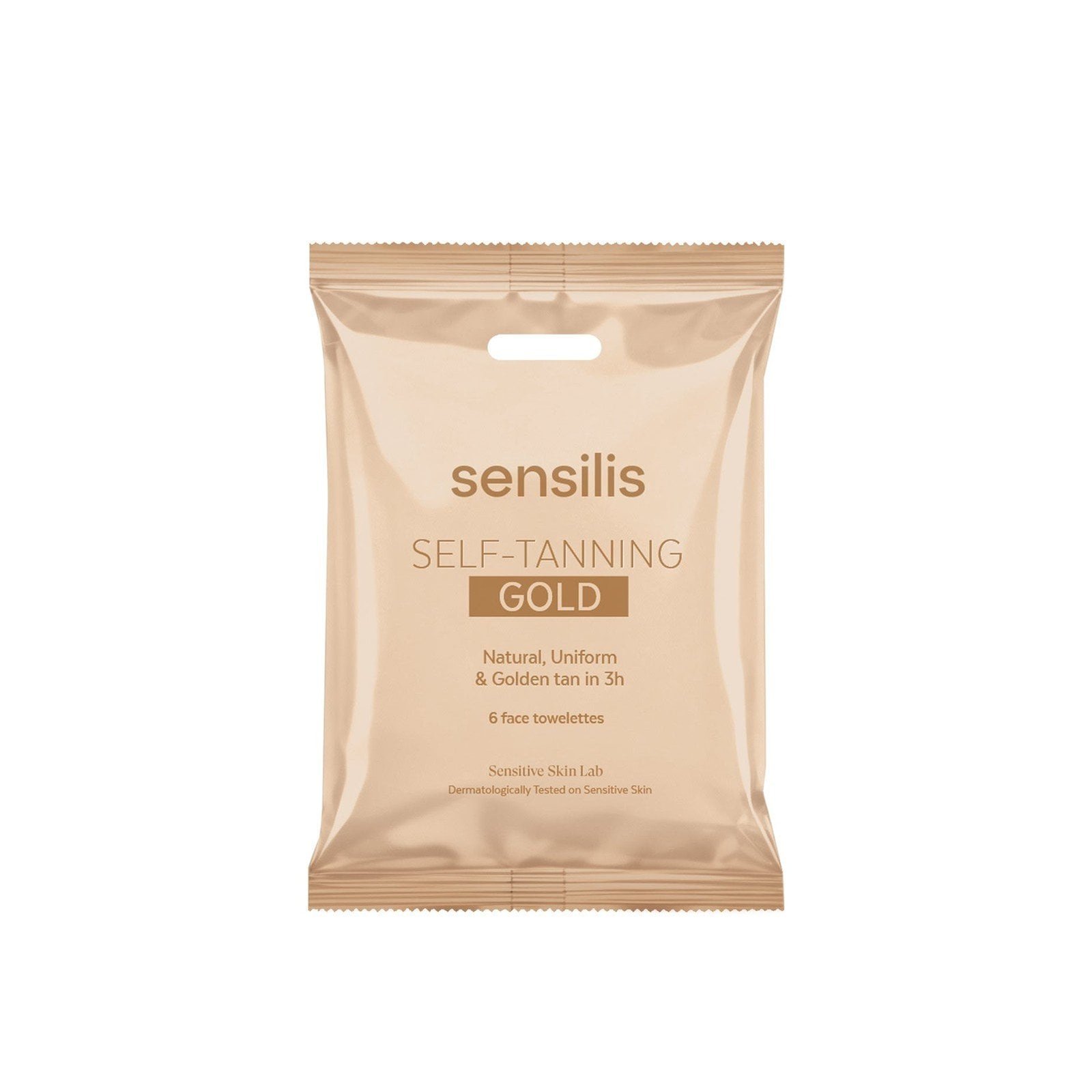 Sensilis Self-Tanning Face Towelettes Gold x6