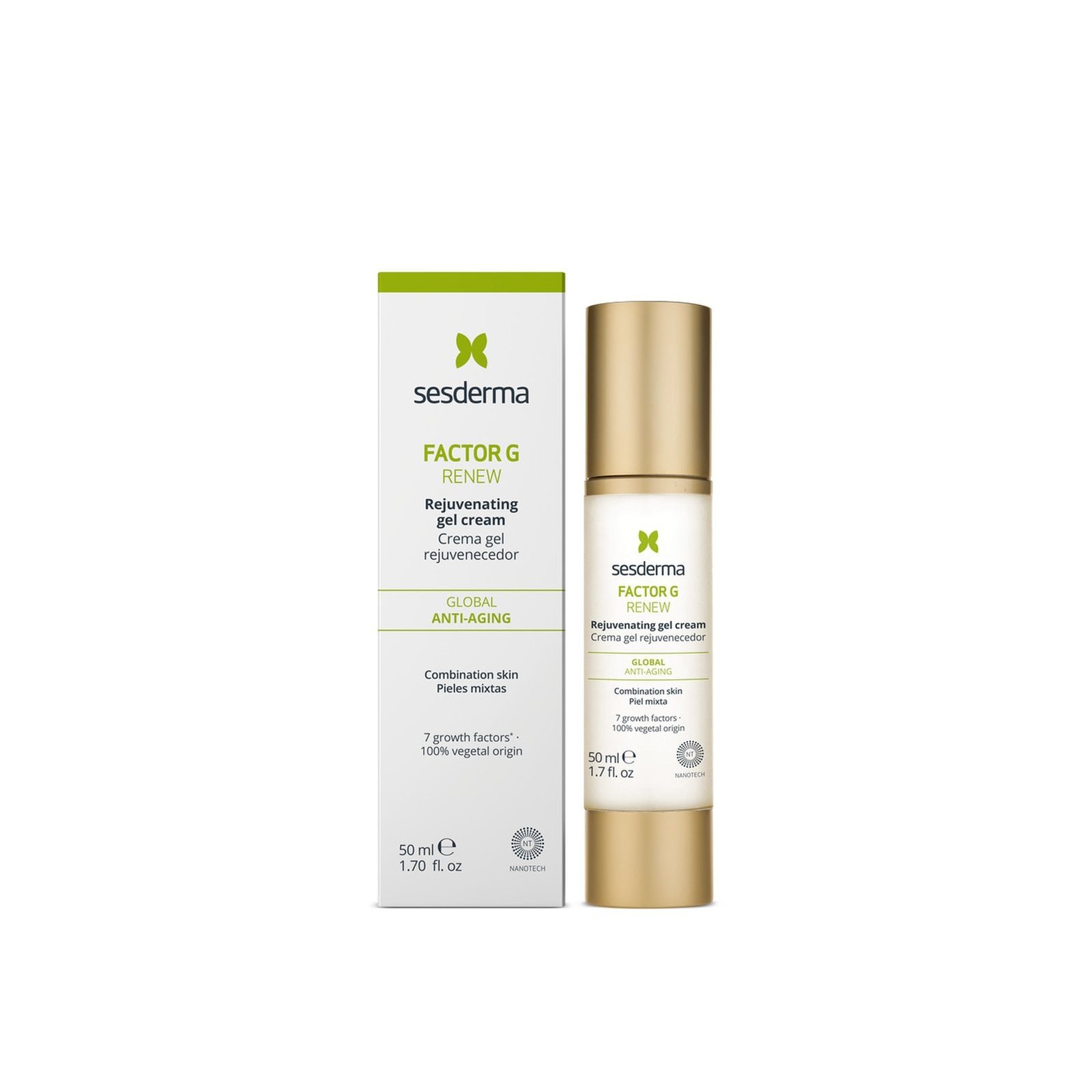 Sesderma Factor G Renew Fasthet For Hake Og Hals 50ml