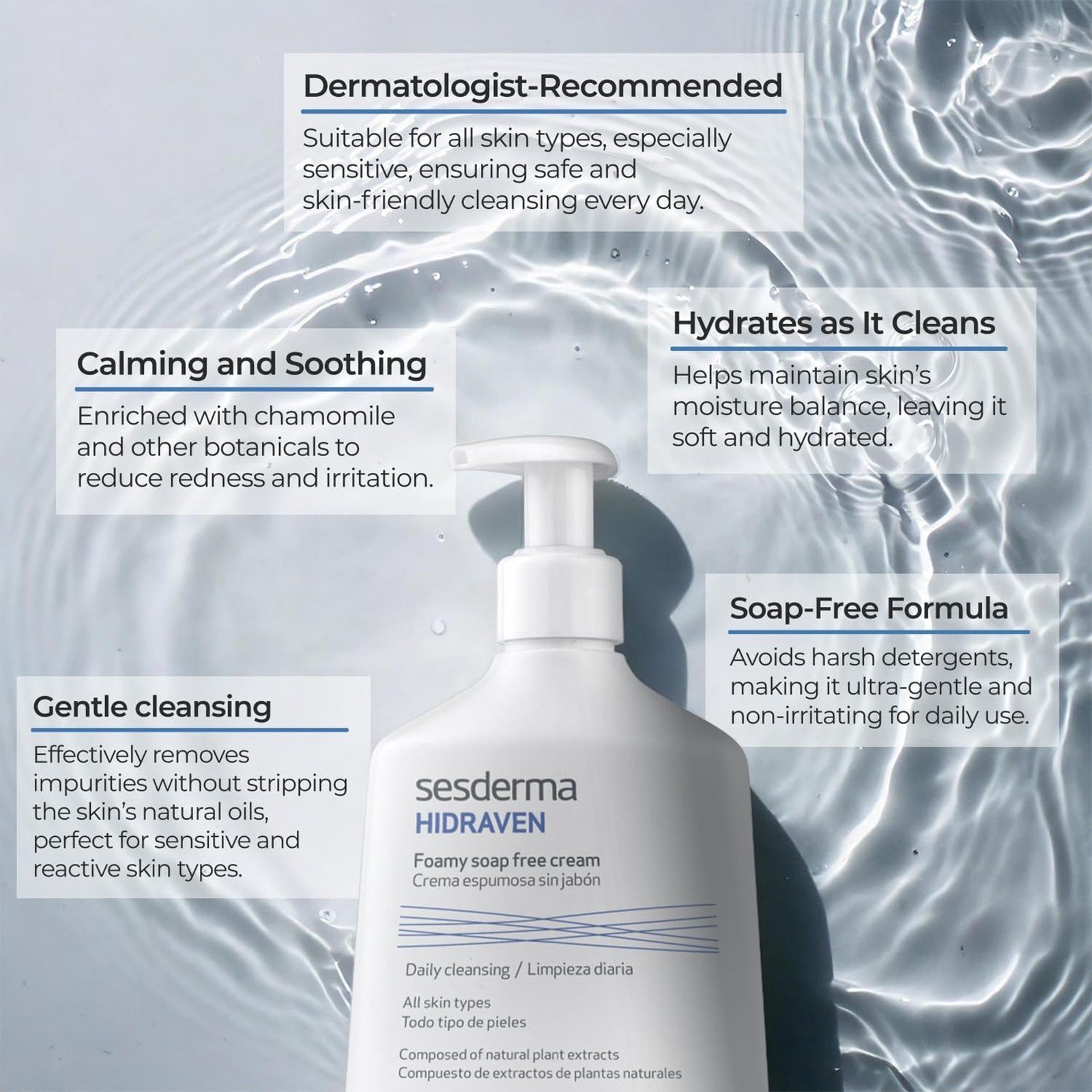 Sesderma Hidraven Foamy Soap Free Cream 300ml