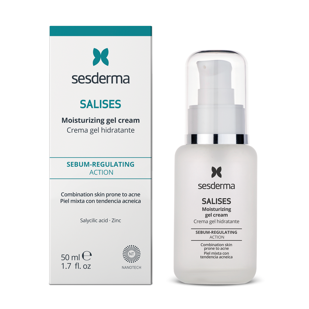 Sesderma Salises Krema Ġel Moisturizing Ġilda Suxxettibbli għall-Akne 50ml