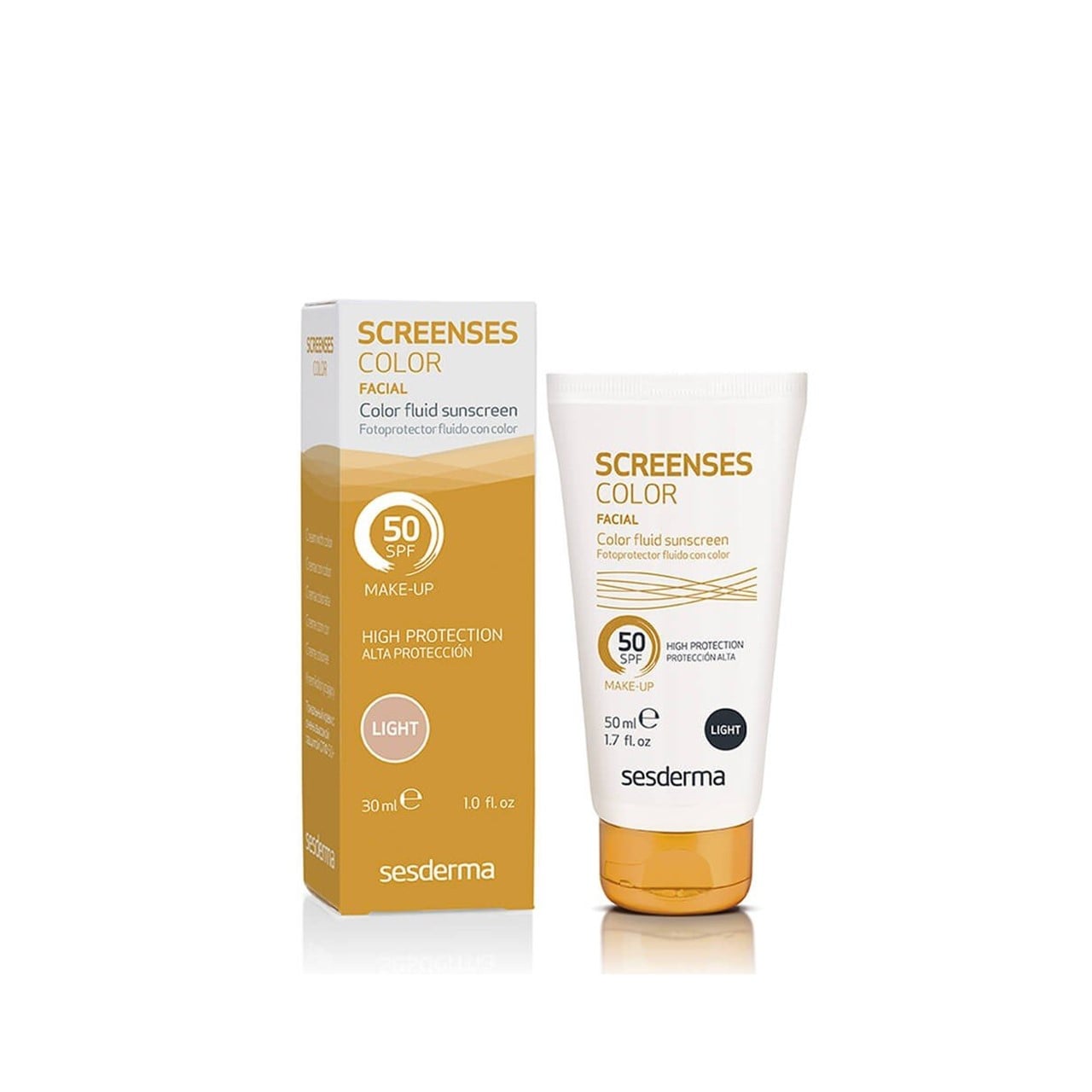 Sesderma Screenses Color Fluid Sunscreen Light SPF50 50ml