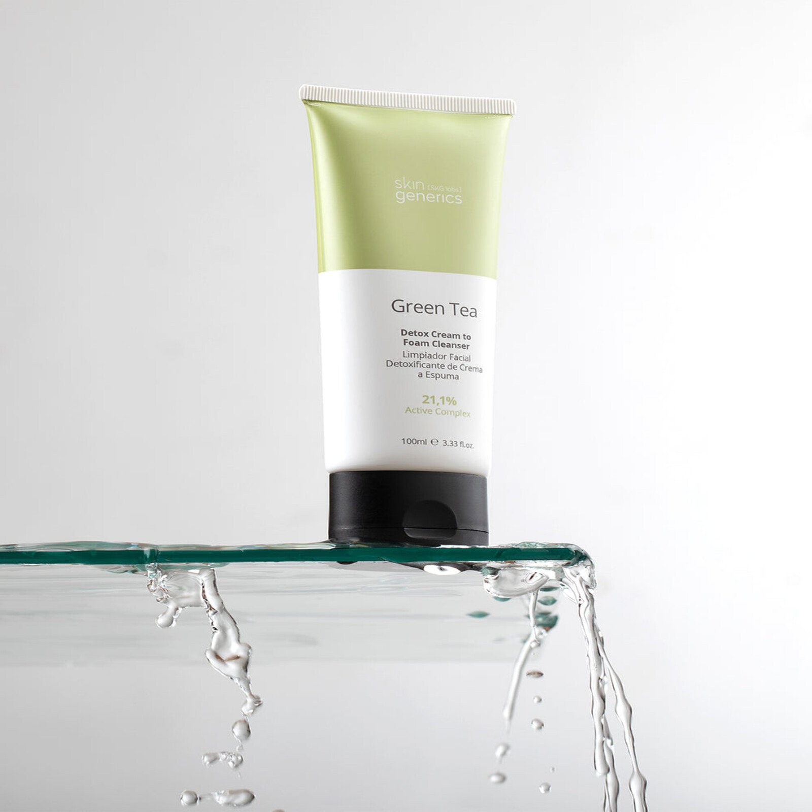 Skin Generics Thé vert Détox Crème moussante nettoyante 100ml