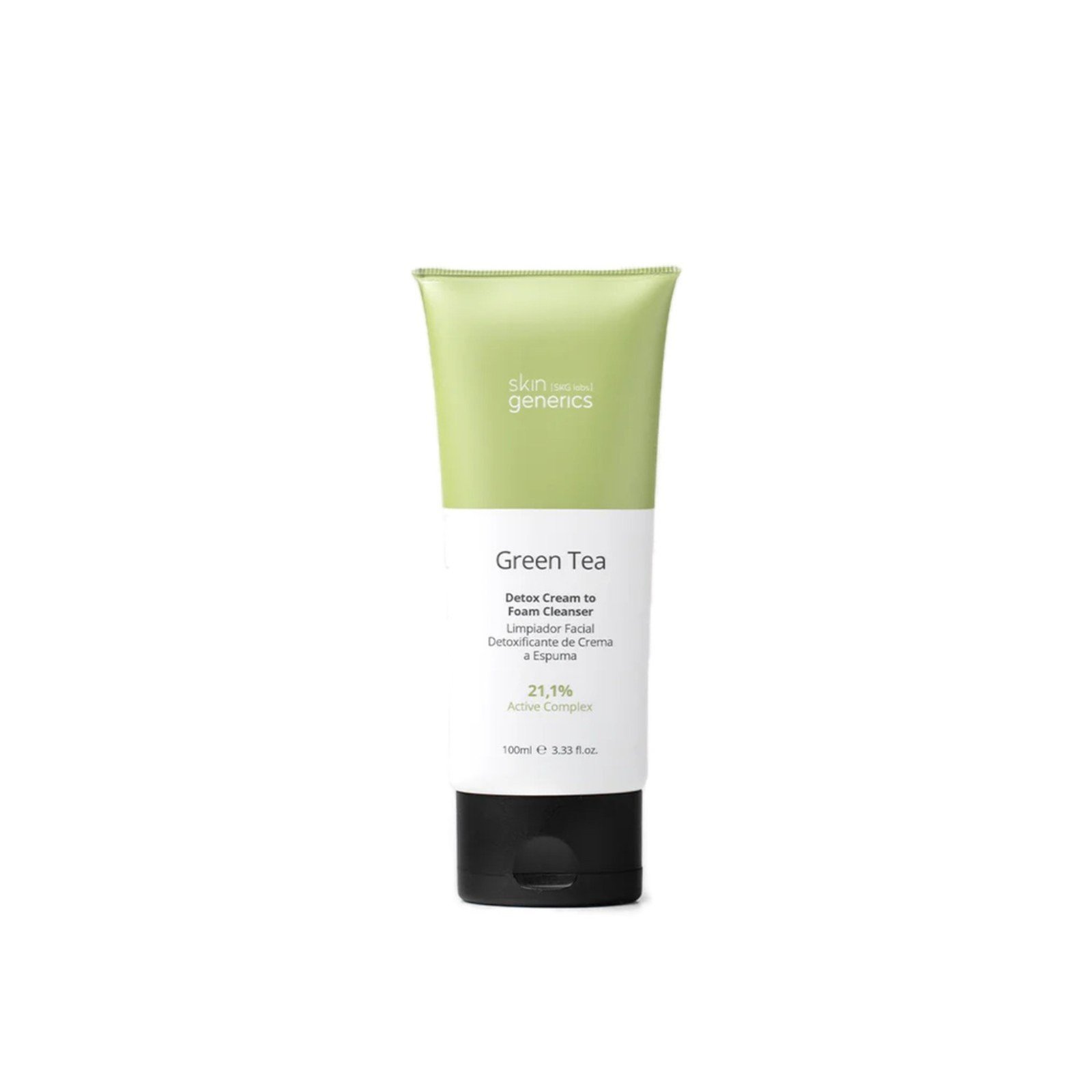 Skin Generics Thé vert Détox Crème moussante nettoyante 100ml